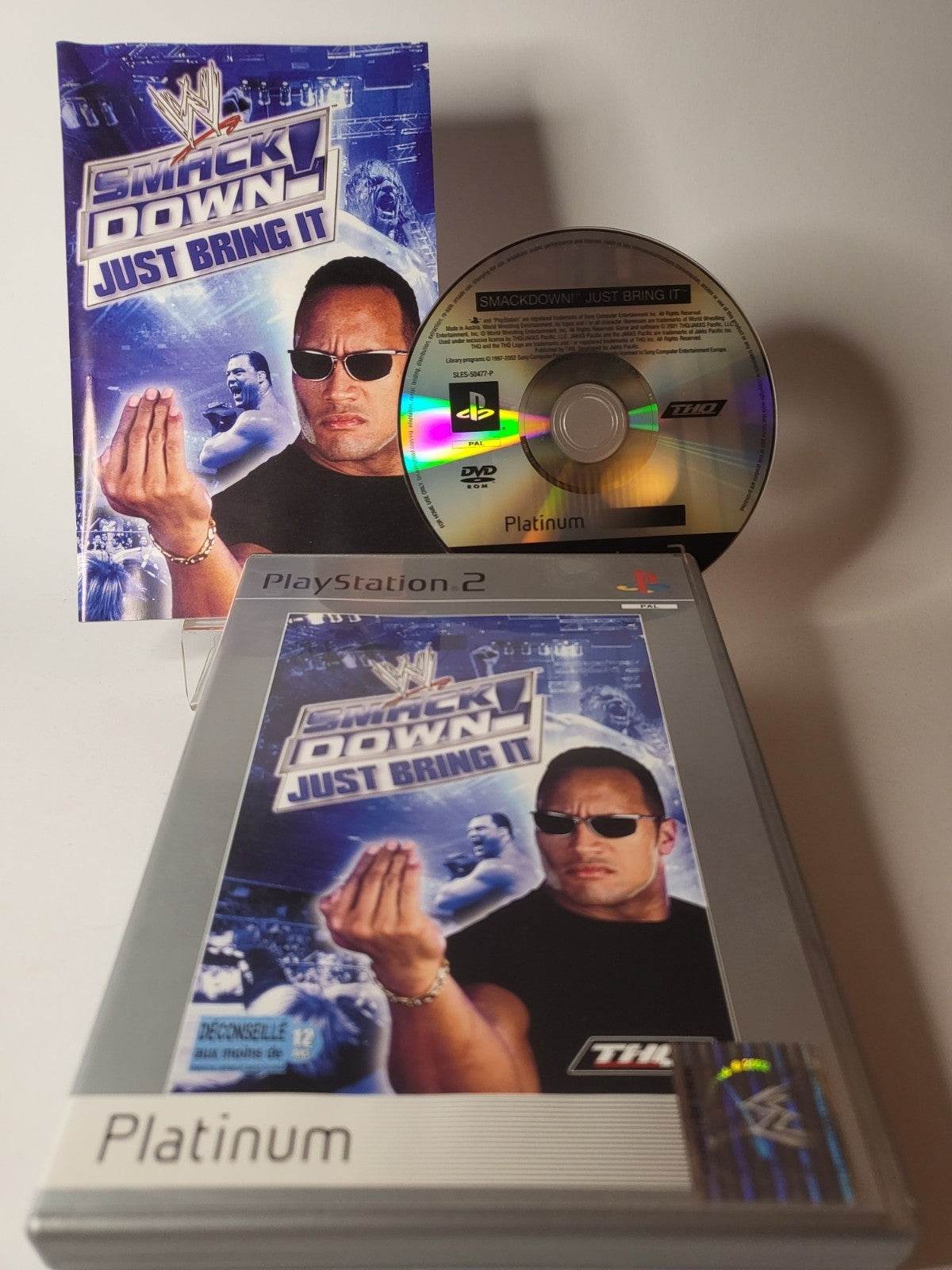 Smackdown! Just Bring It Platinum PS2 - Feniks Gameshop