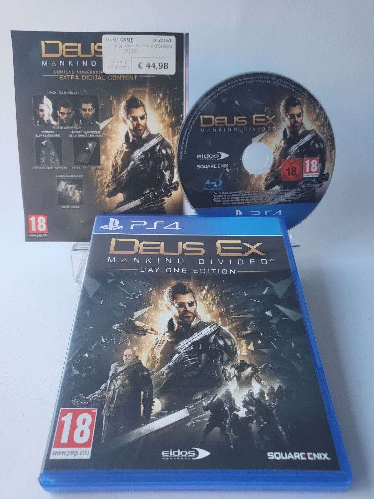 Deus Ex Mankind Divided Day One Playstation 4 - Feniks Gameshop