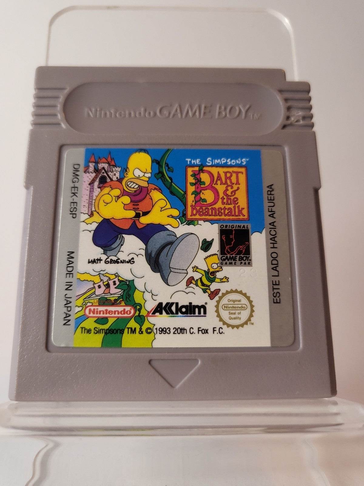 Simpsons Bart & the Beanstalk Nintendo Game Boy - Feniks Gameshop