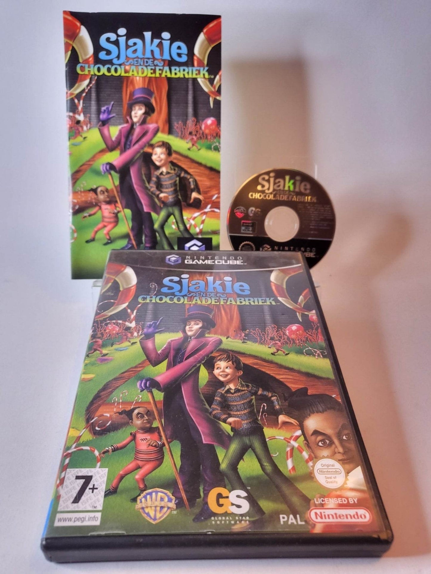 Sjakie en de Chocoladefabriek Nintendo Gamecube - Feniks Gameshop