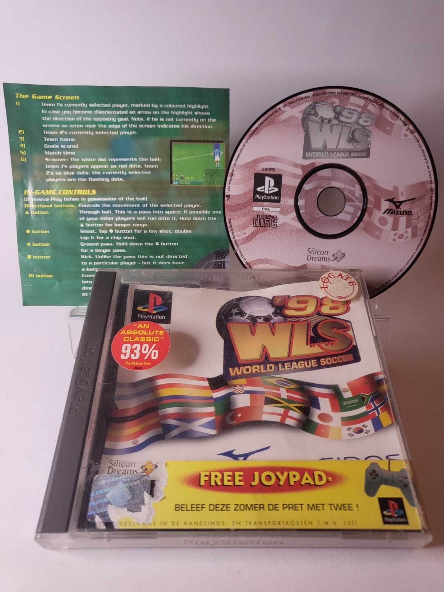WLS (World League Soccer) '98 Playstation 1 - Feniks Gameshop