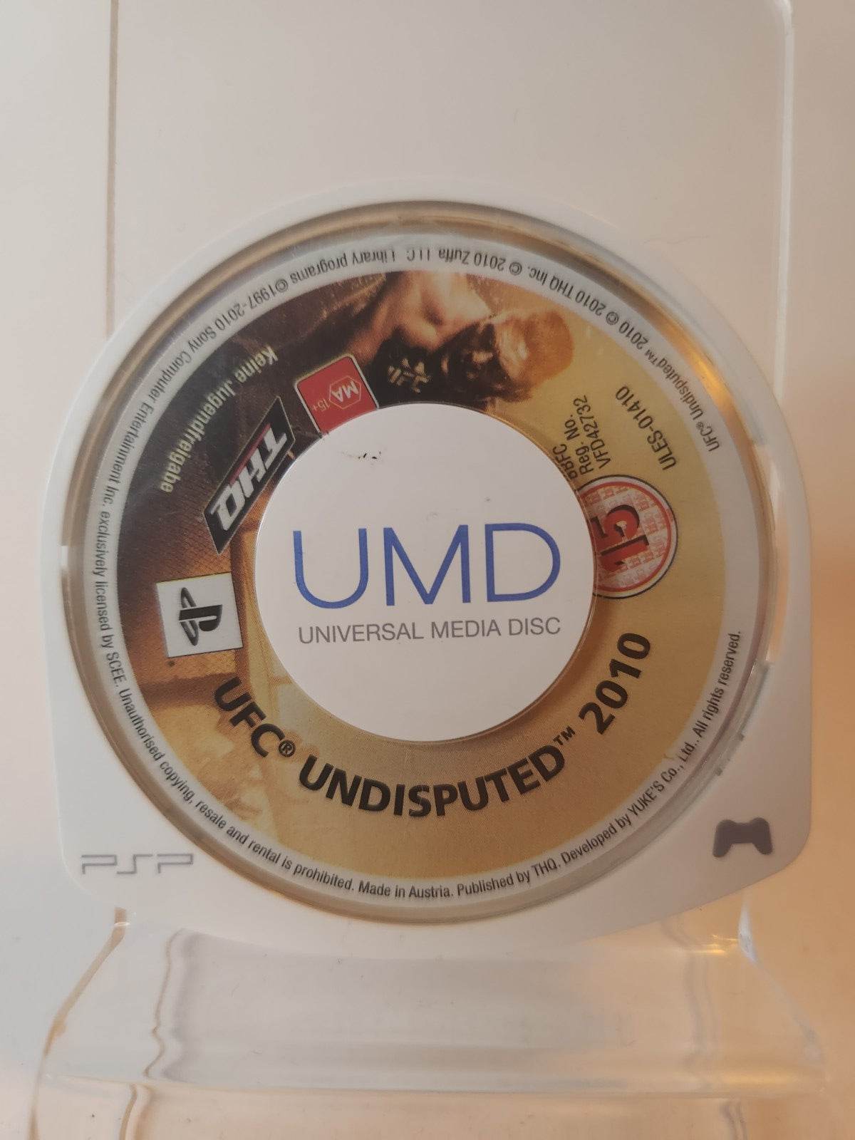 UFC Undisputed 2010 Disc Only Playstation Portable - Feniks Gameshop