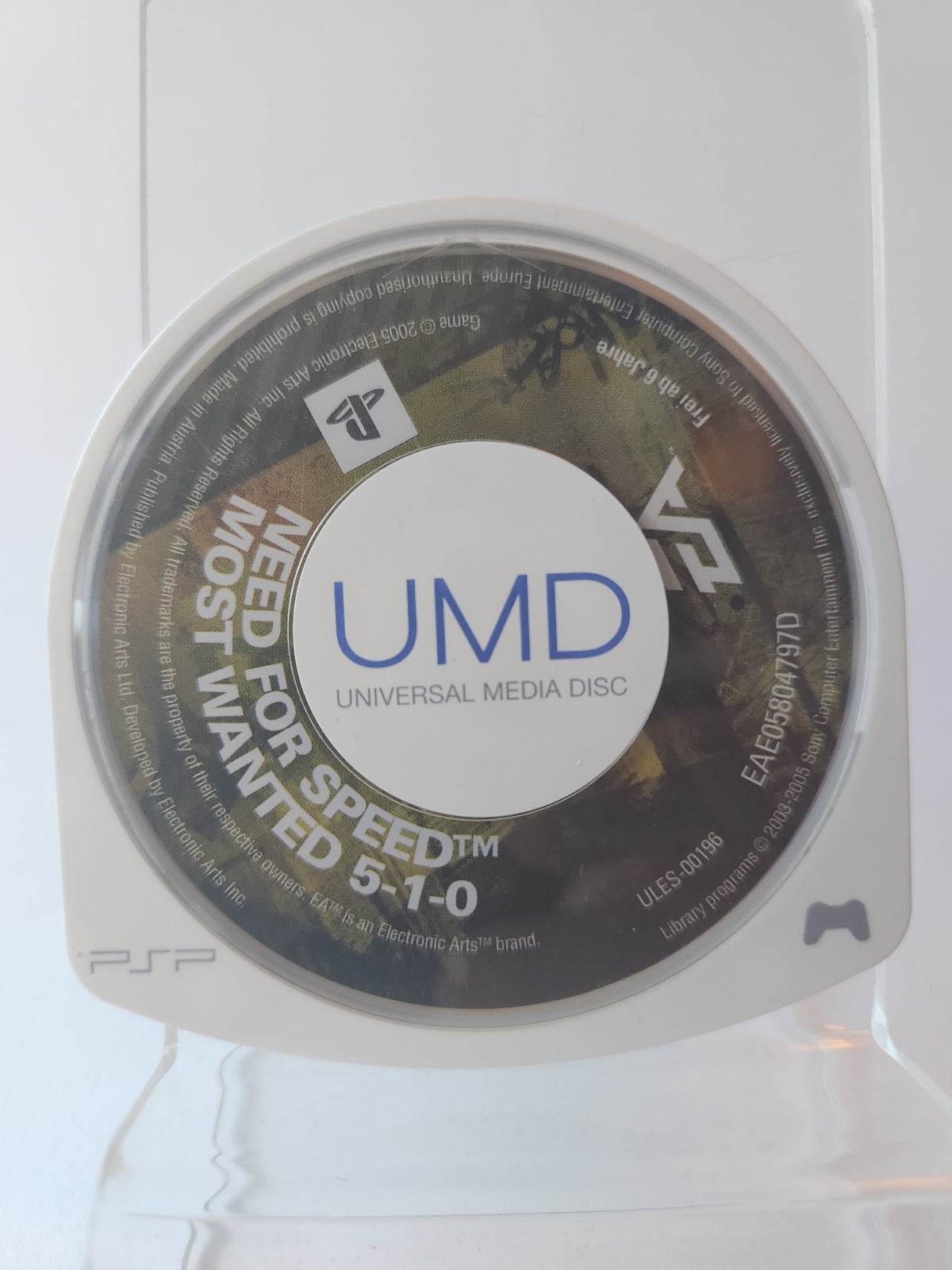 Need for Speed Most Wanted 5-1-0 Disc Only PSP - Feniks Gameshop