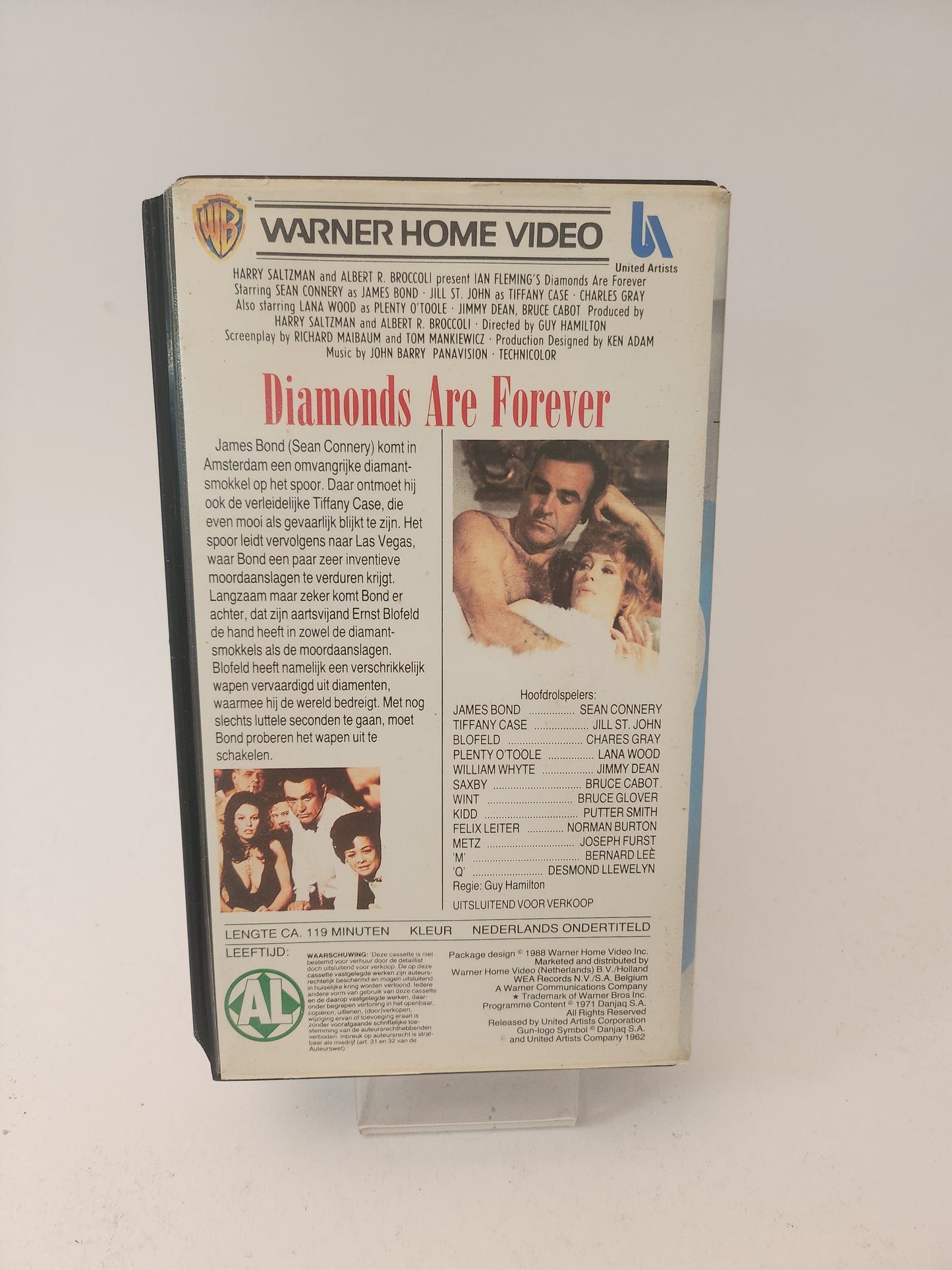 007 James Bond Collection: Diamonds are Forever VHS - VHS Volwassenen