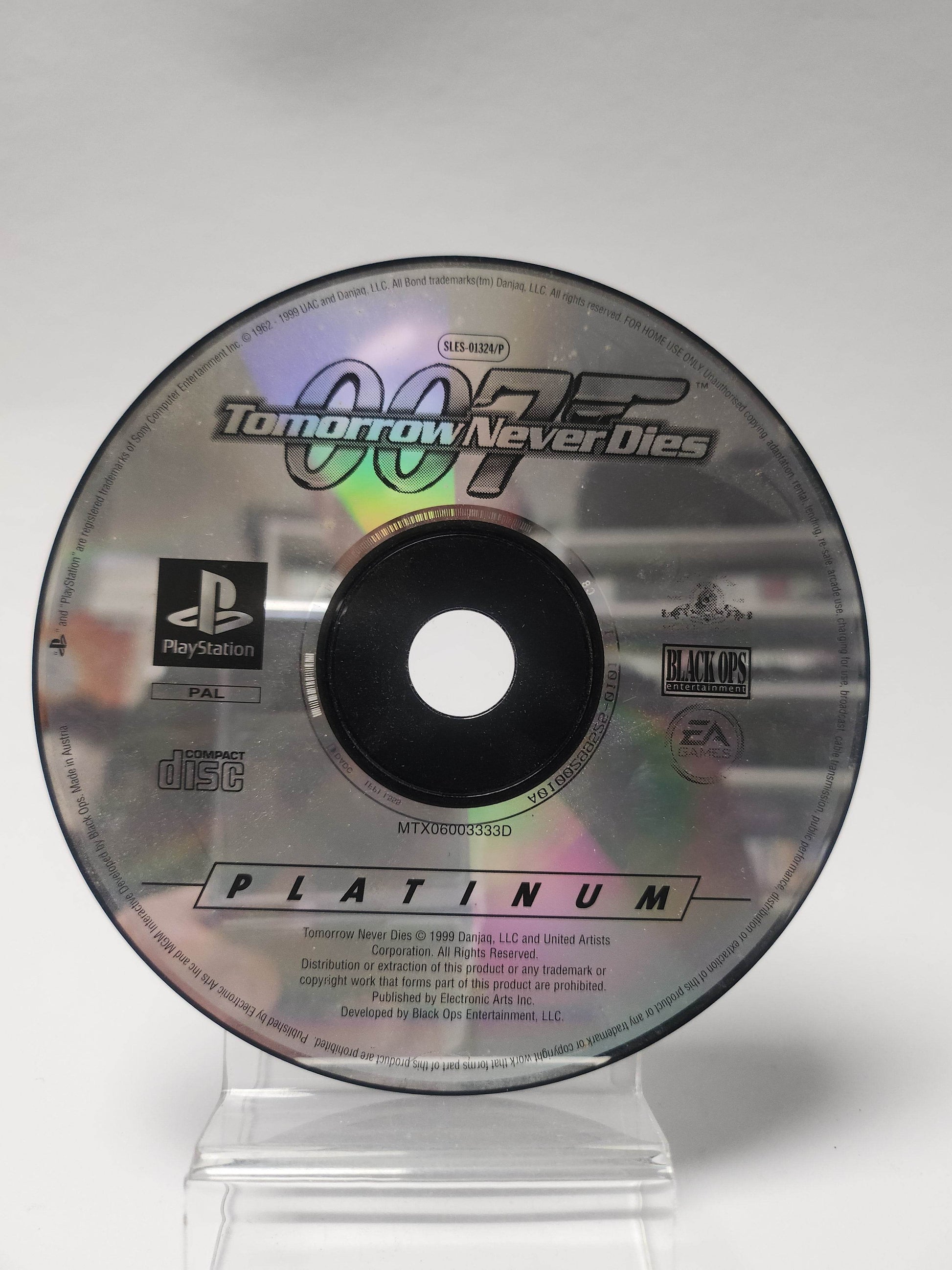 007 Tomorrow Never Dies Platinum (Disc Only) PlayStation 1 - Feniks Gameshop