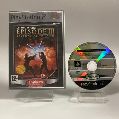 Star Wars Episode III: Die Rache der Sith Platinum PS2 (Copy Cover)