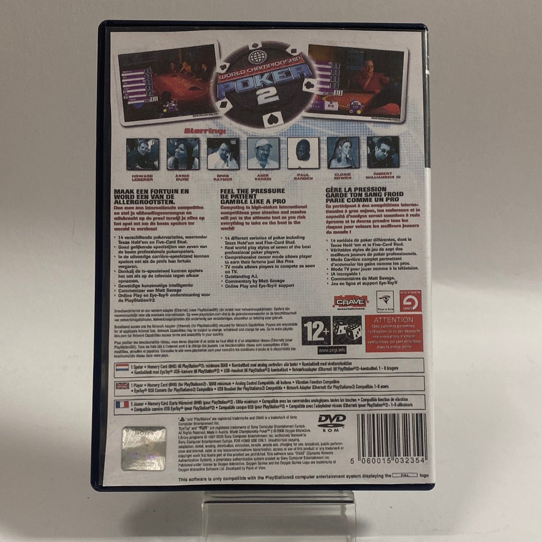 World Championship Poker 2 Playstation 2 (Copy Cover)