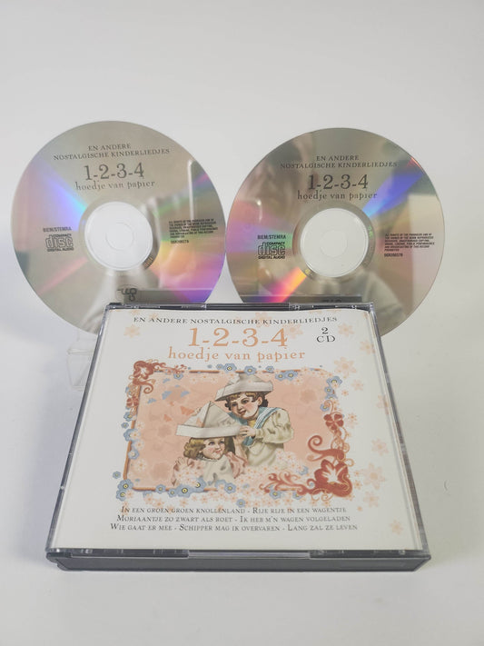 1-2-3-4 Hoedje van Papier en andere Nostalgische Kinderliedjes CD - Feniks Gameshop