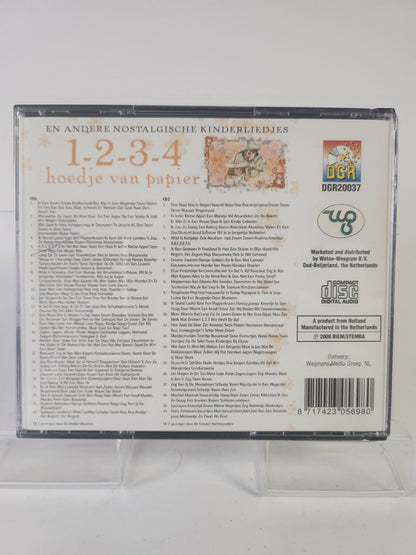 1-2-3-4 Hoedje van Papier en andere Nostalgische Kinderliedjes CD - Feniks Gameshop