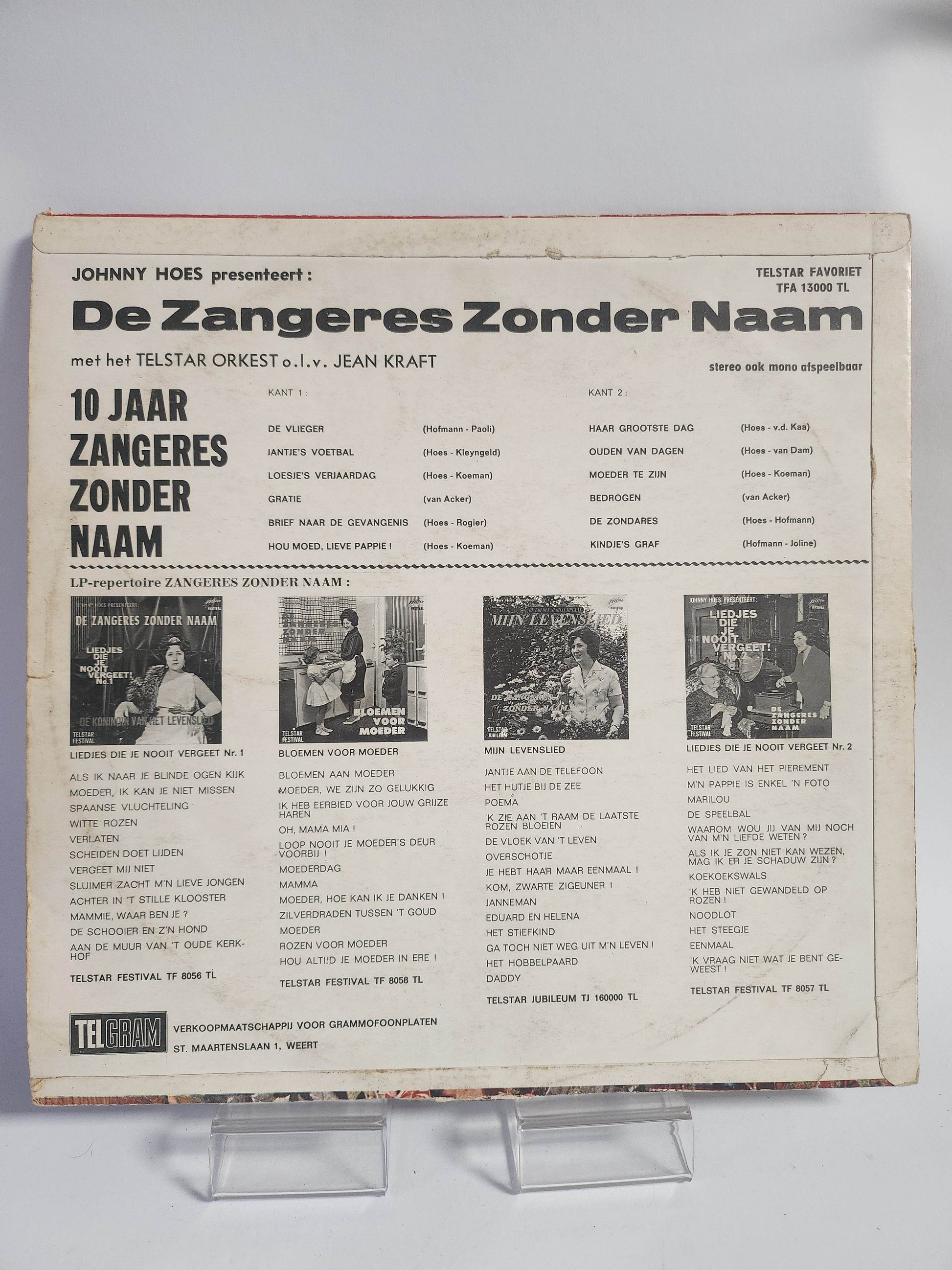 10 Jaar Zangeres zonder Naam LP Vinyl - Feniks Gameshop