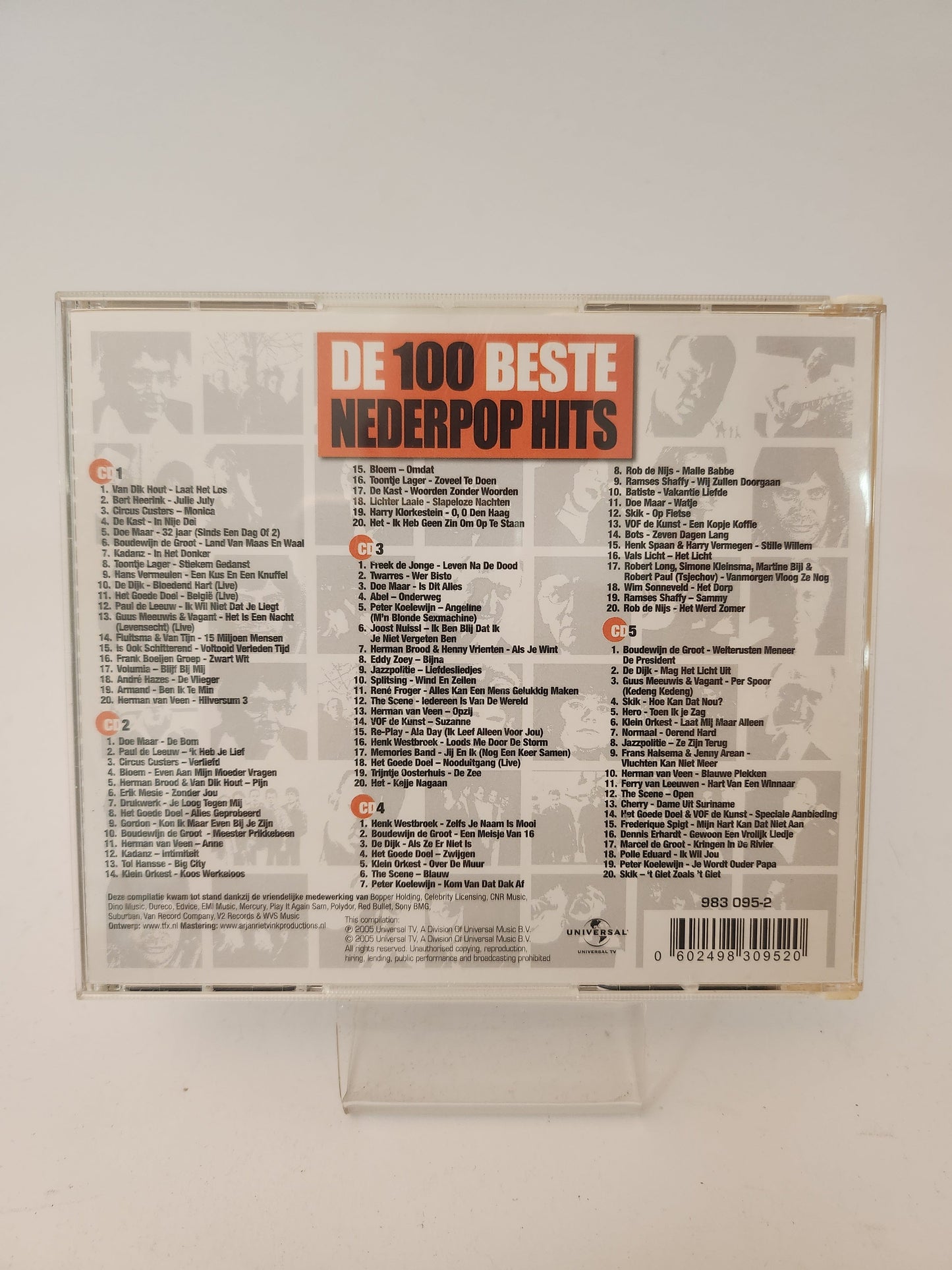 100 Beste Nederpop Hits 5CD Box - Cd