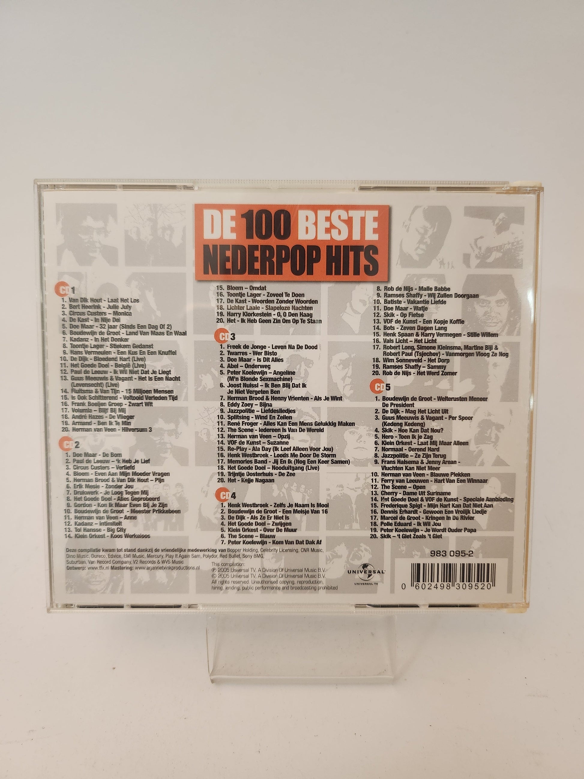 100 Beste Nederpop Hits 5CD Box - Cd