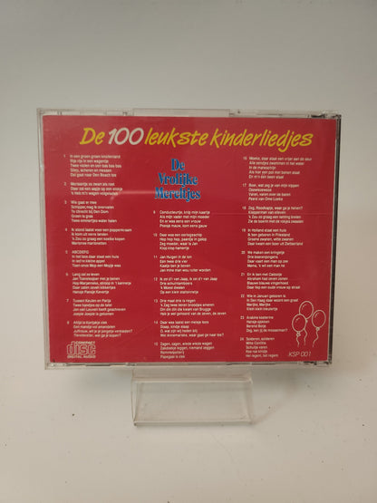 100 Leukste Kinderliedjes: de Vrolijke Mereltjes CD - Cd
