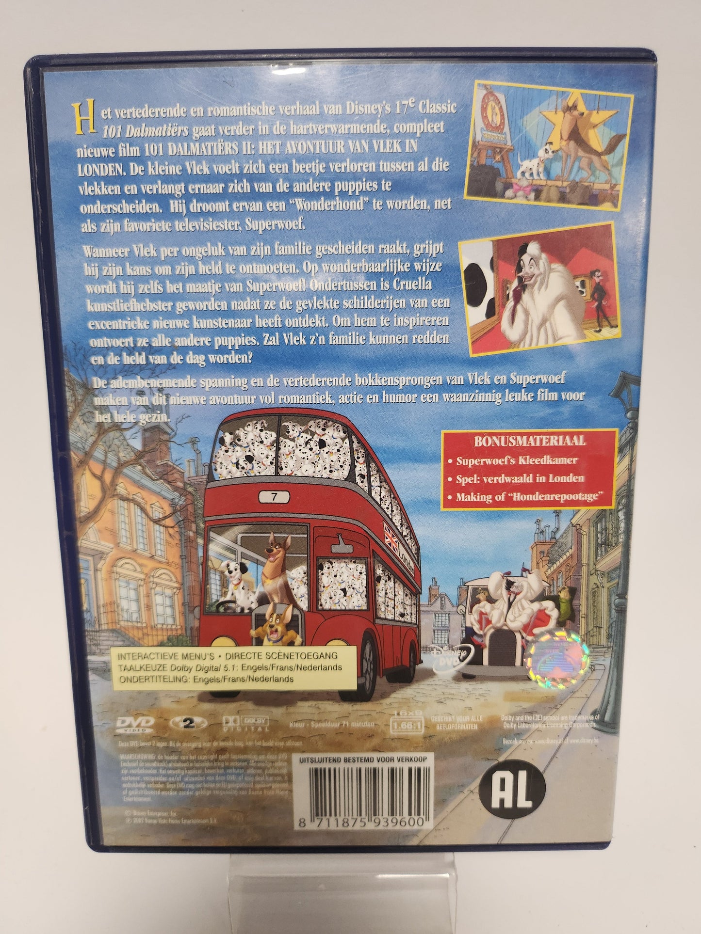 101 Dalmatiers II: het Avontuur van Vlek in Londen DVD Kids - Dvd kids