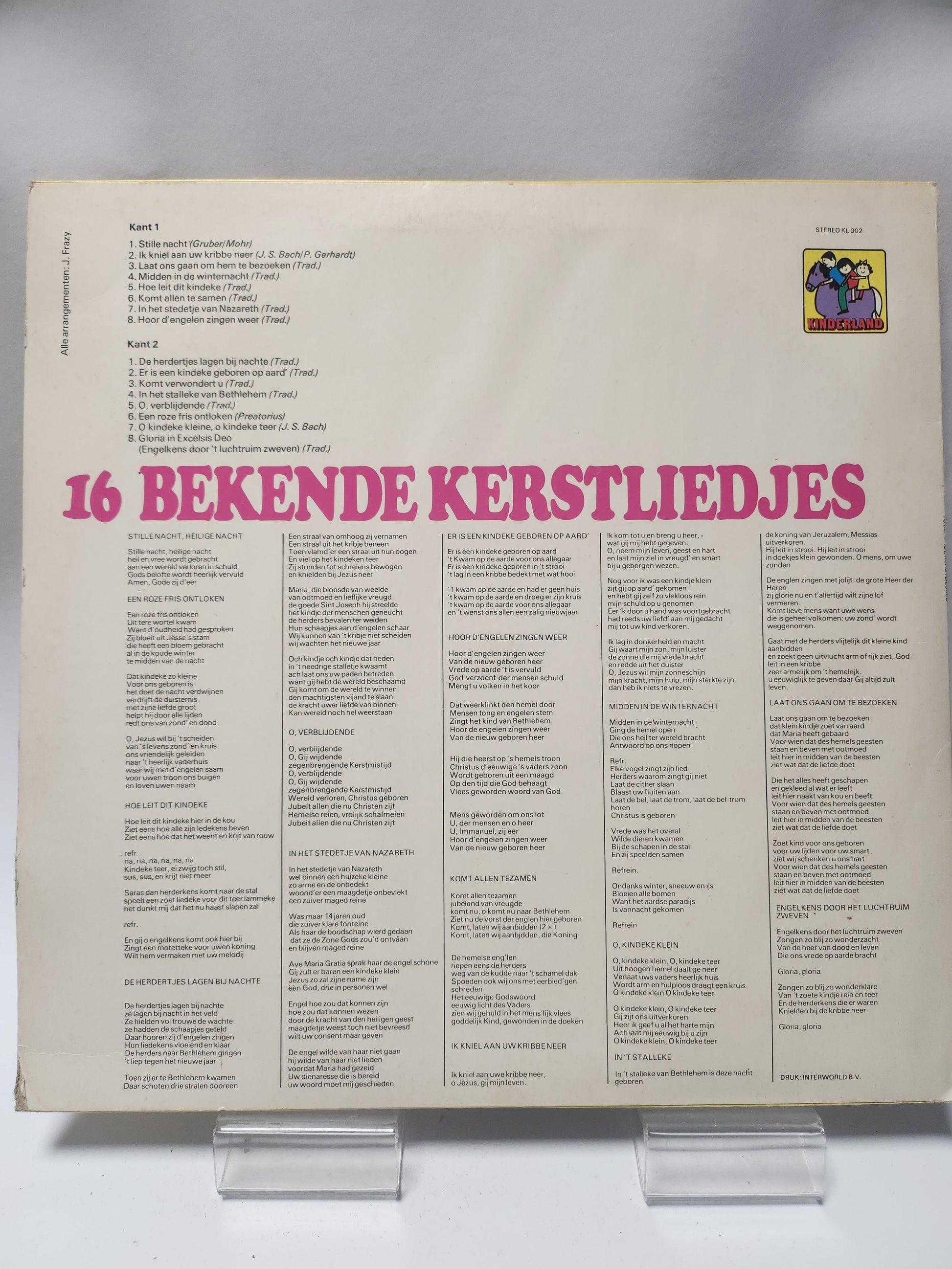 16 Bekende Kinderliedjes LP Vinyl - Lp Vinyl