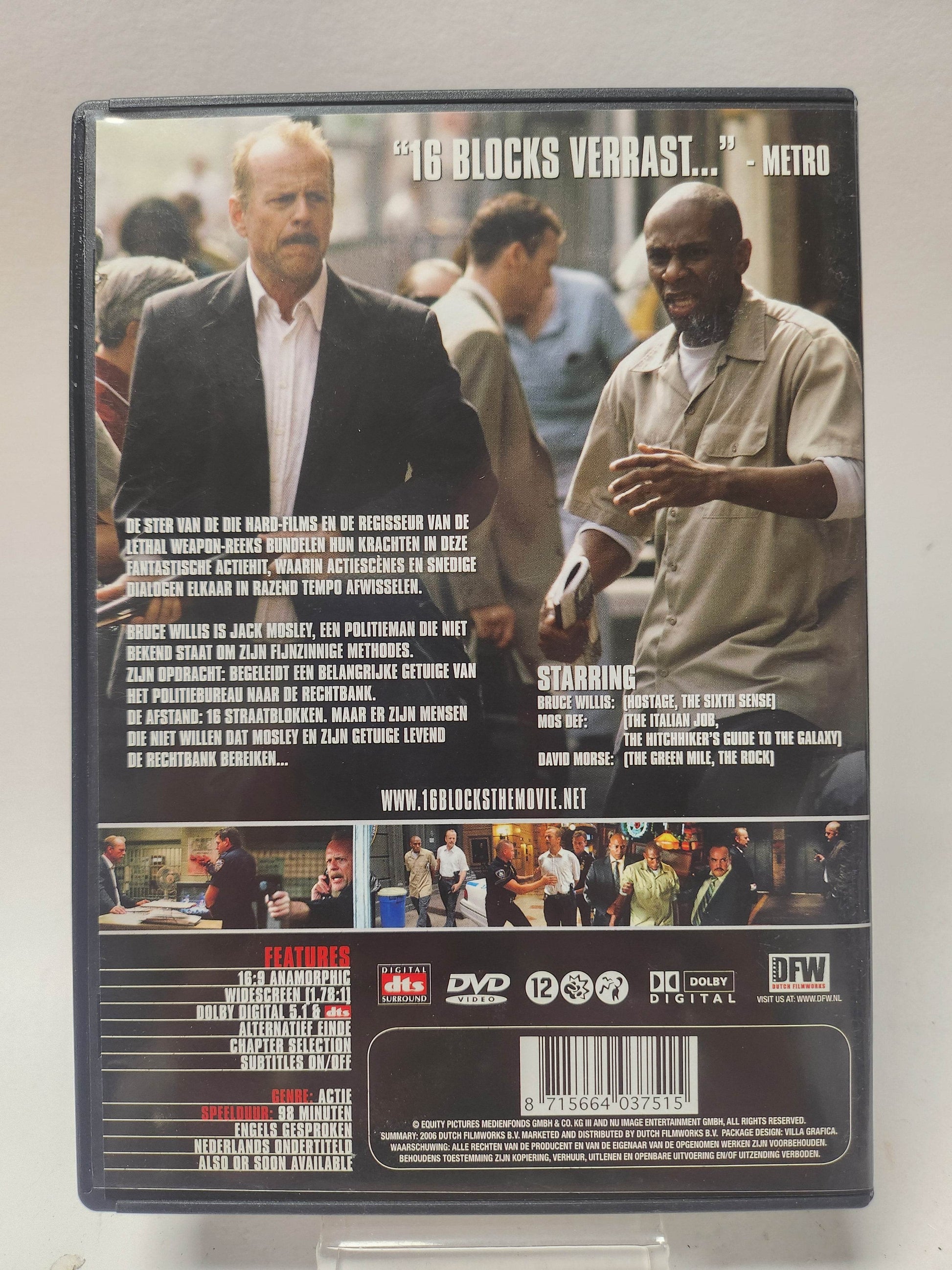 16 Blocks DVD - Feniks Gameshop