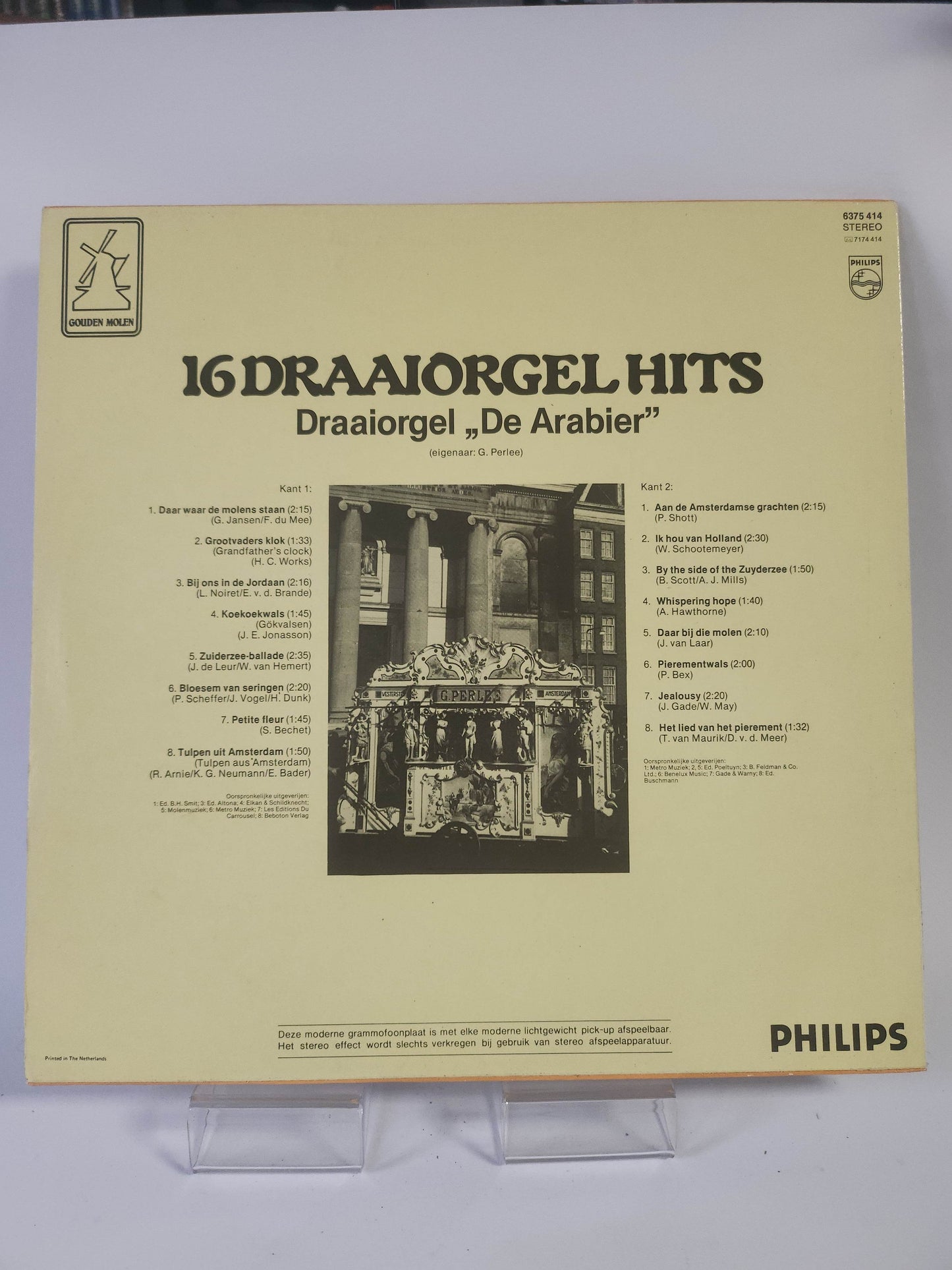 16 Draaiorgel Hits: de Arabier LP Vinyl - Feniks Gameshop