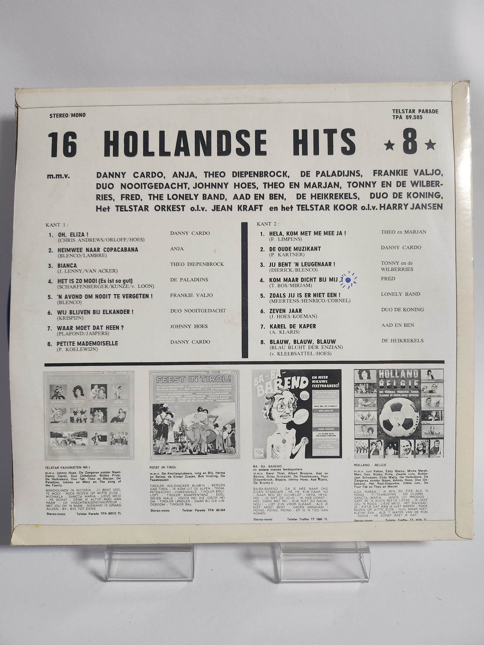 16 Hollandse Hits 8 LP Vinyl - Feniks Gameshop