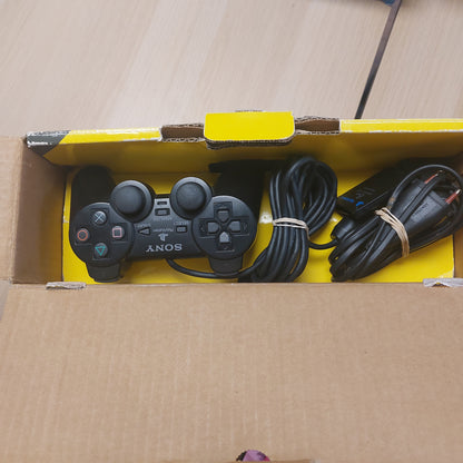 Playstation 2 Zwart Slim Boxed 1 Controller & Memorycard