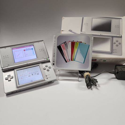 Zilveren Nintendo DS lite in doos