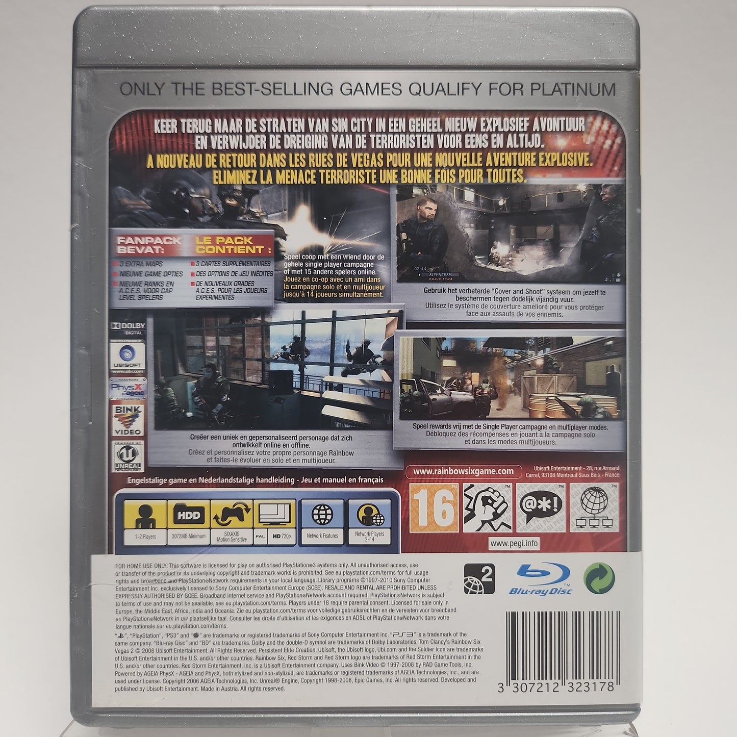 Tom Clancy's Rainbow Six Vegas 2 Comp Platinum PS3