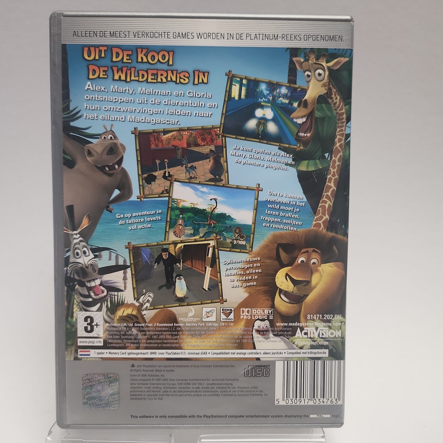 Madagascar Platinum Edition Playstation 2