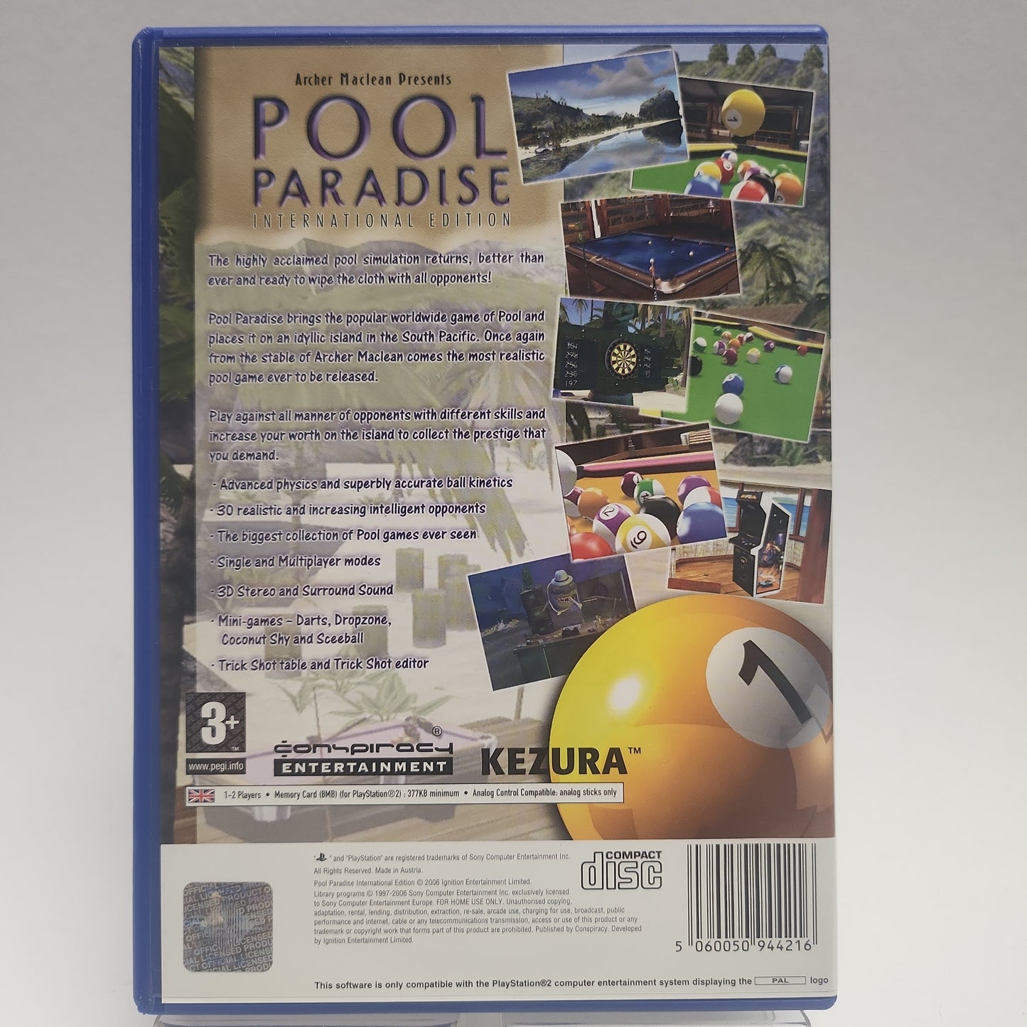 Pool Paradise International Edition Playstation 2