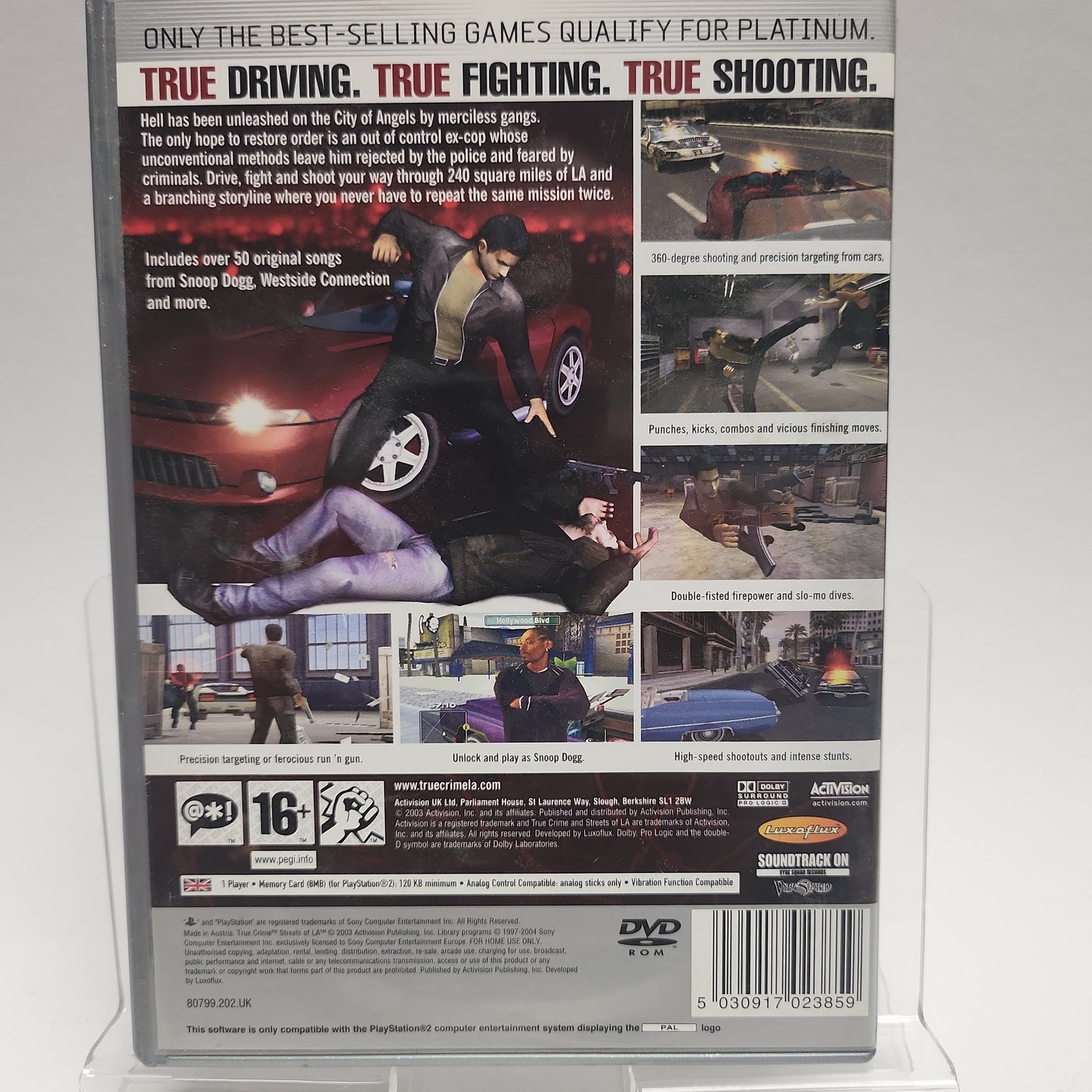 True Crime Streets of LA Platinum Edition Playstation 2