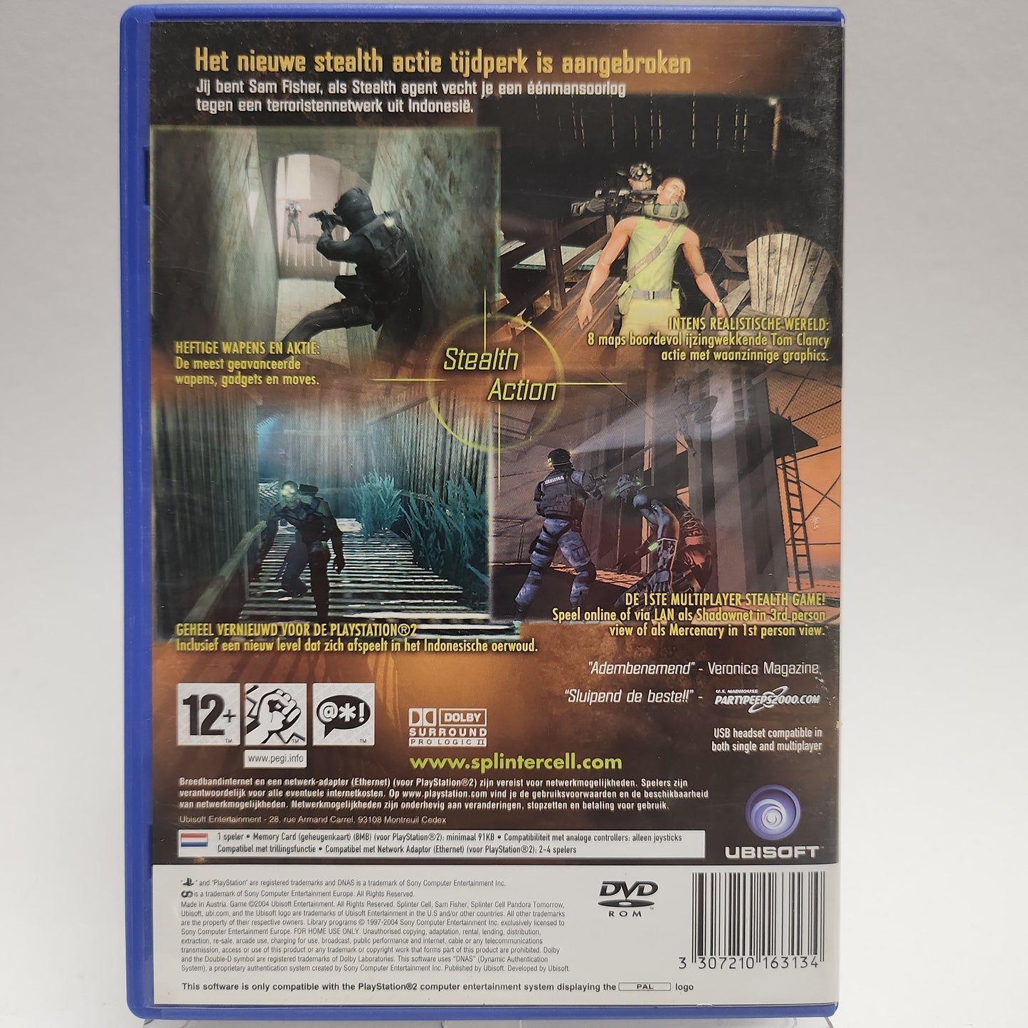 Tom Clancy's Splinter Cell Pandora Tomorrow Playstation 2