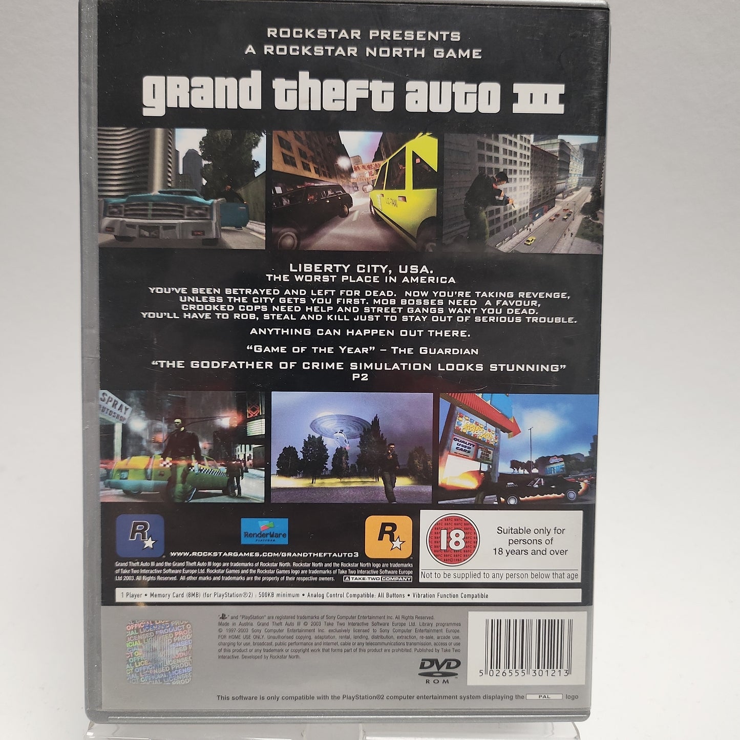 Grand Theft Auto III Platinum Playstation 2