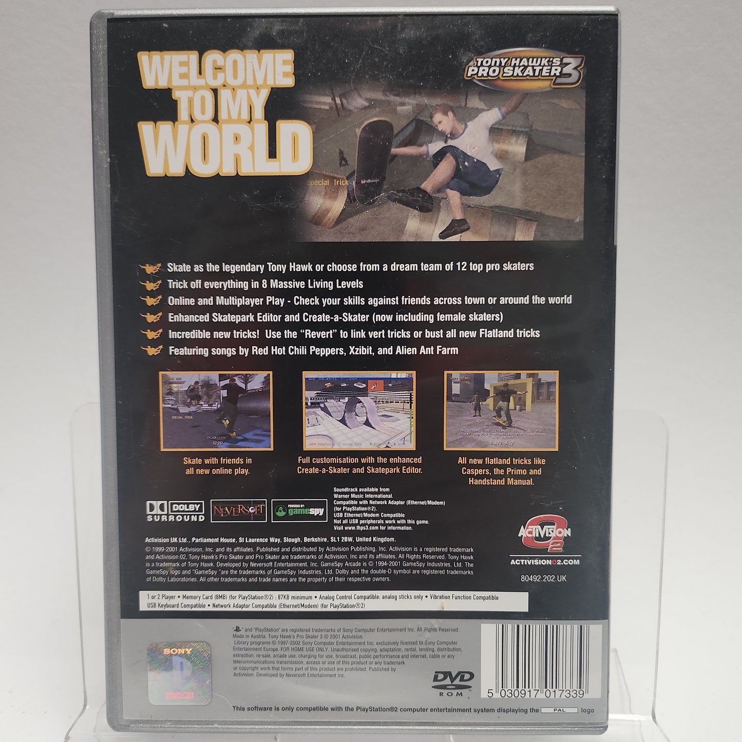 Tony Hawk's Pro Skater 3 Platinum Edition Playstation 2