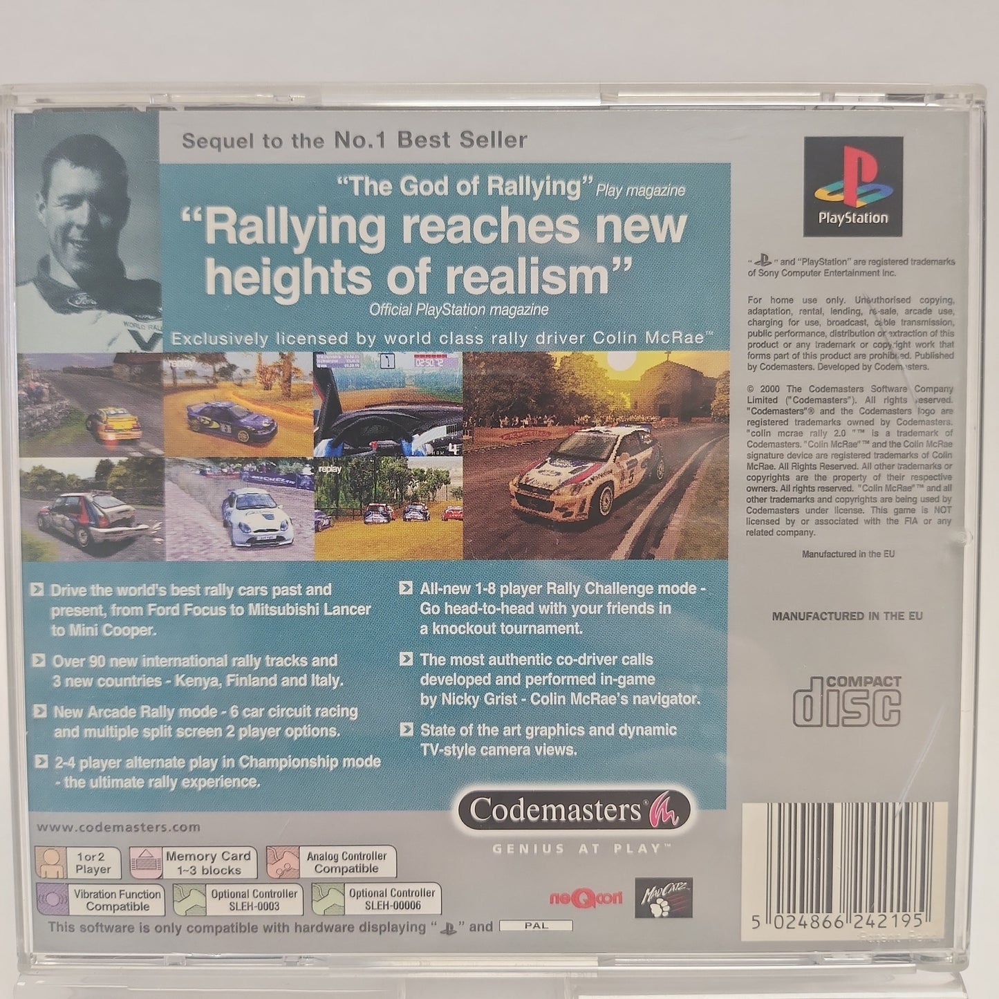 Colin McRae Rally 2.0 Platinum Playstation 1