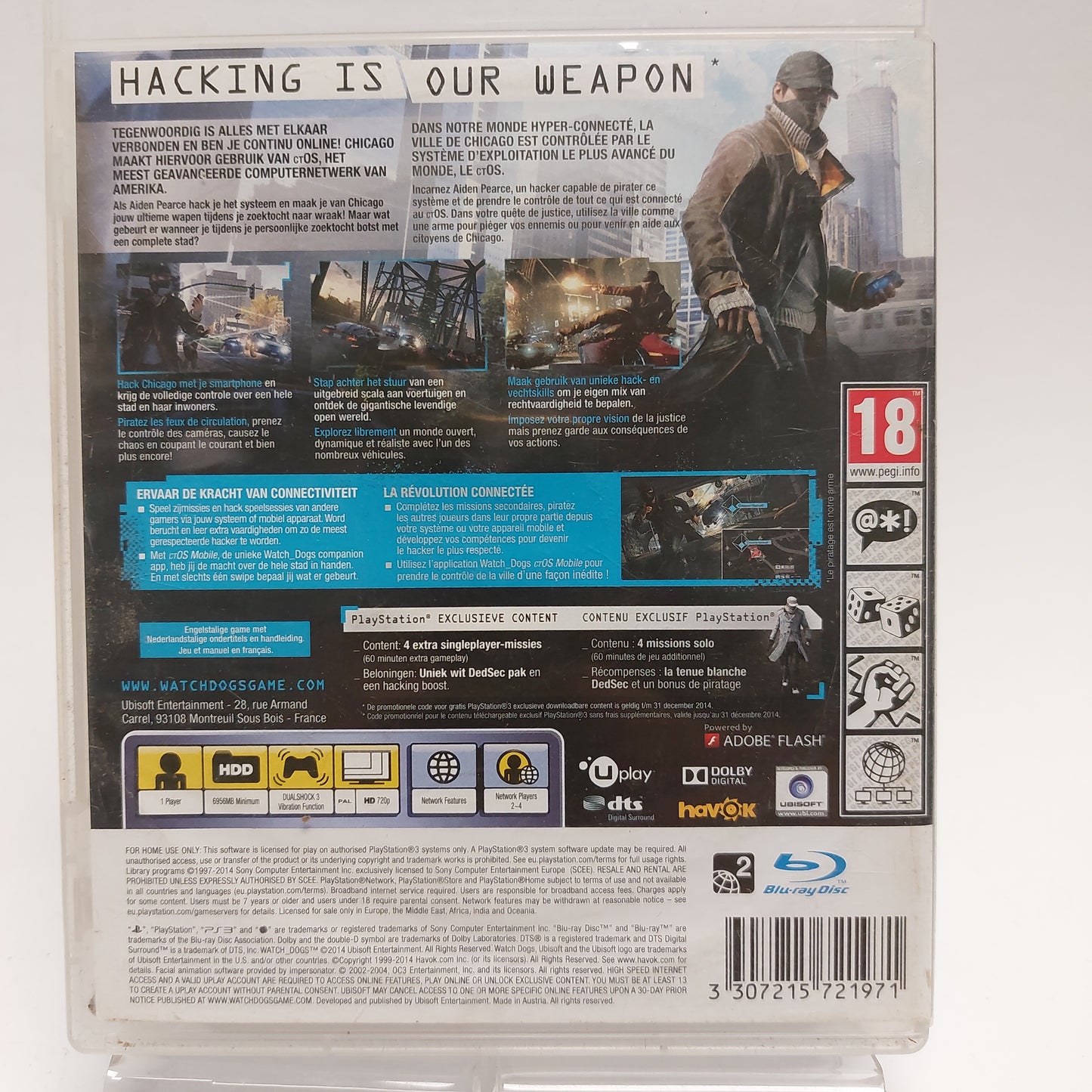 Watchdogs Playstation 3