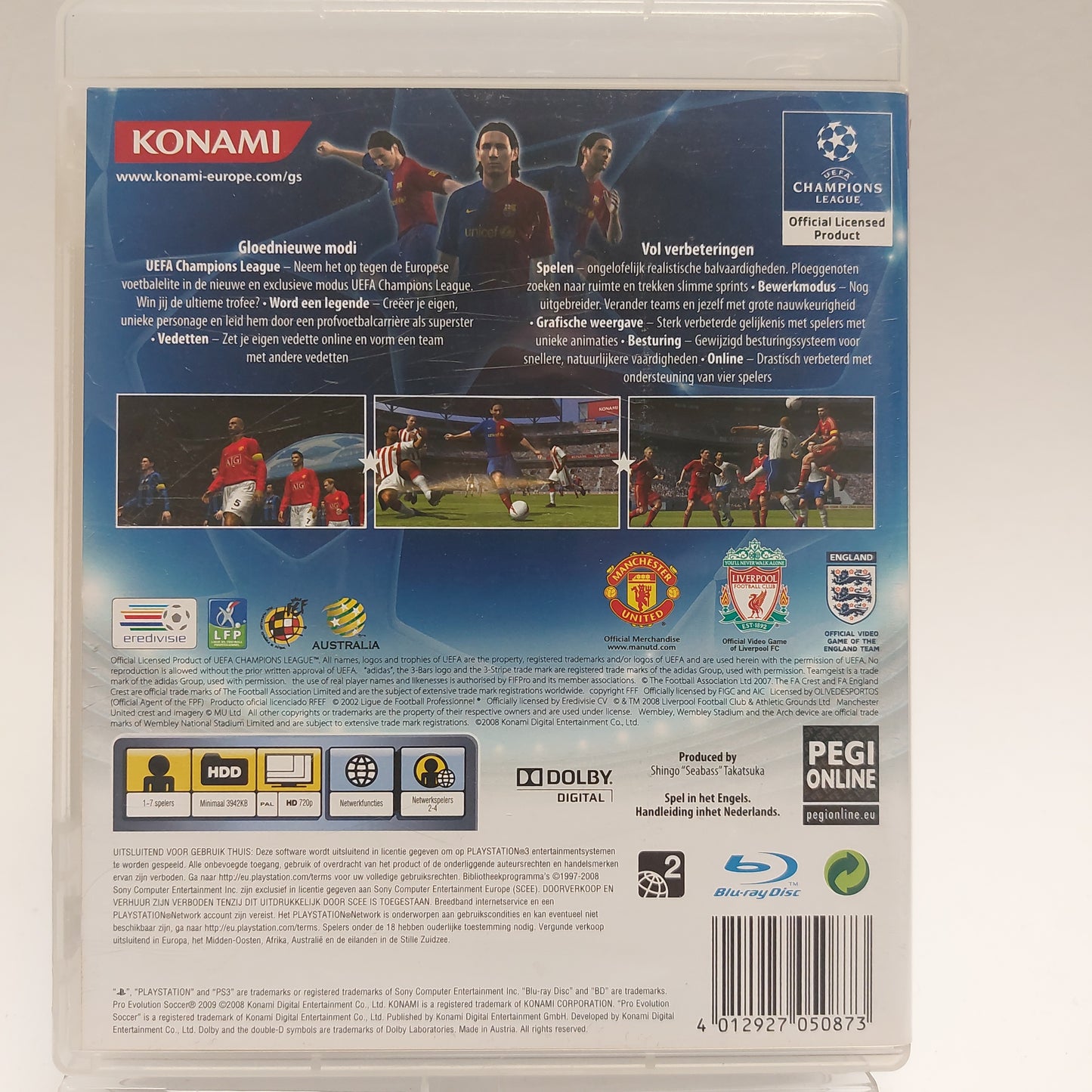 Pro Evolution Soccer 2009 Playstation 3