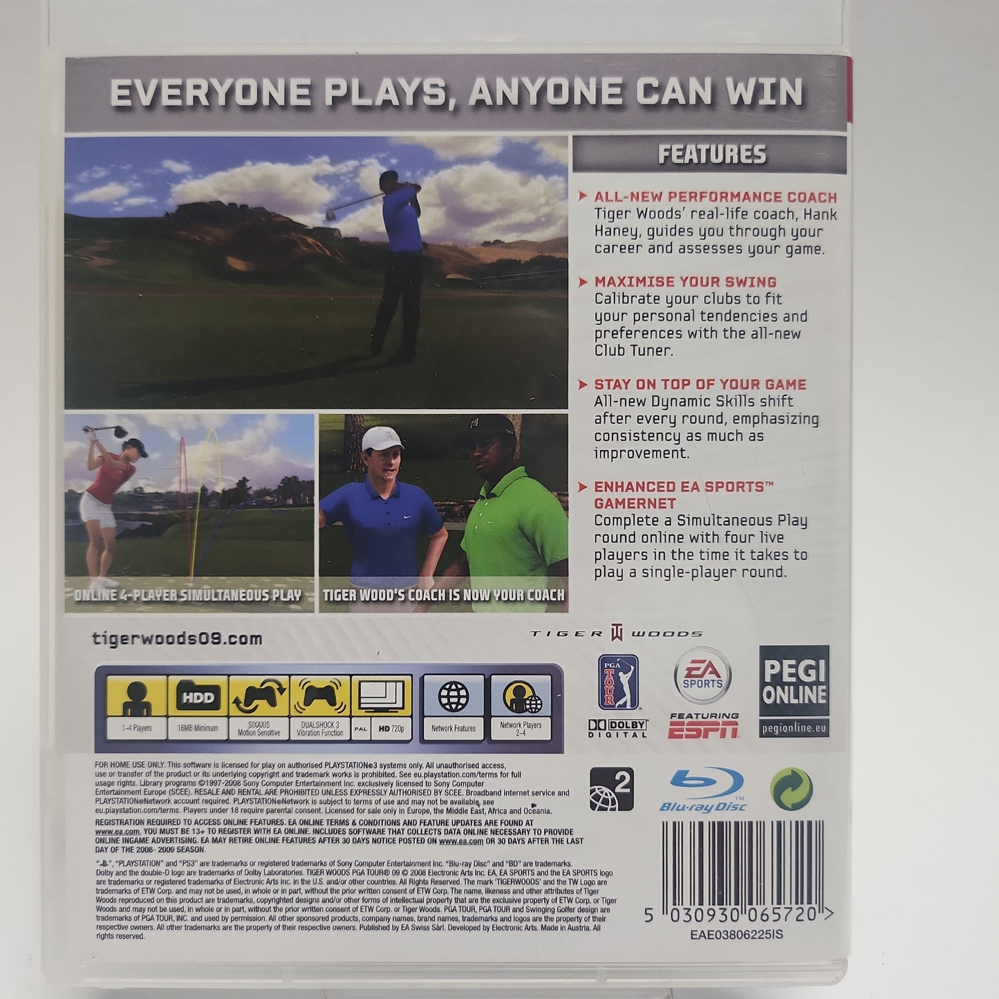 Tiger Woods PGA Tour 09 Playstation 3