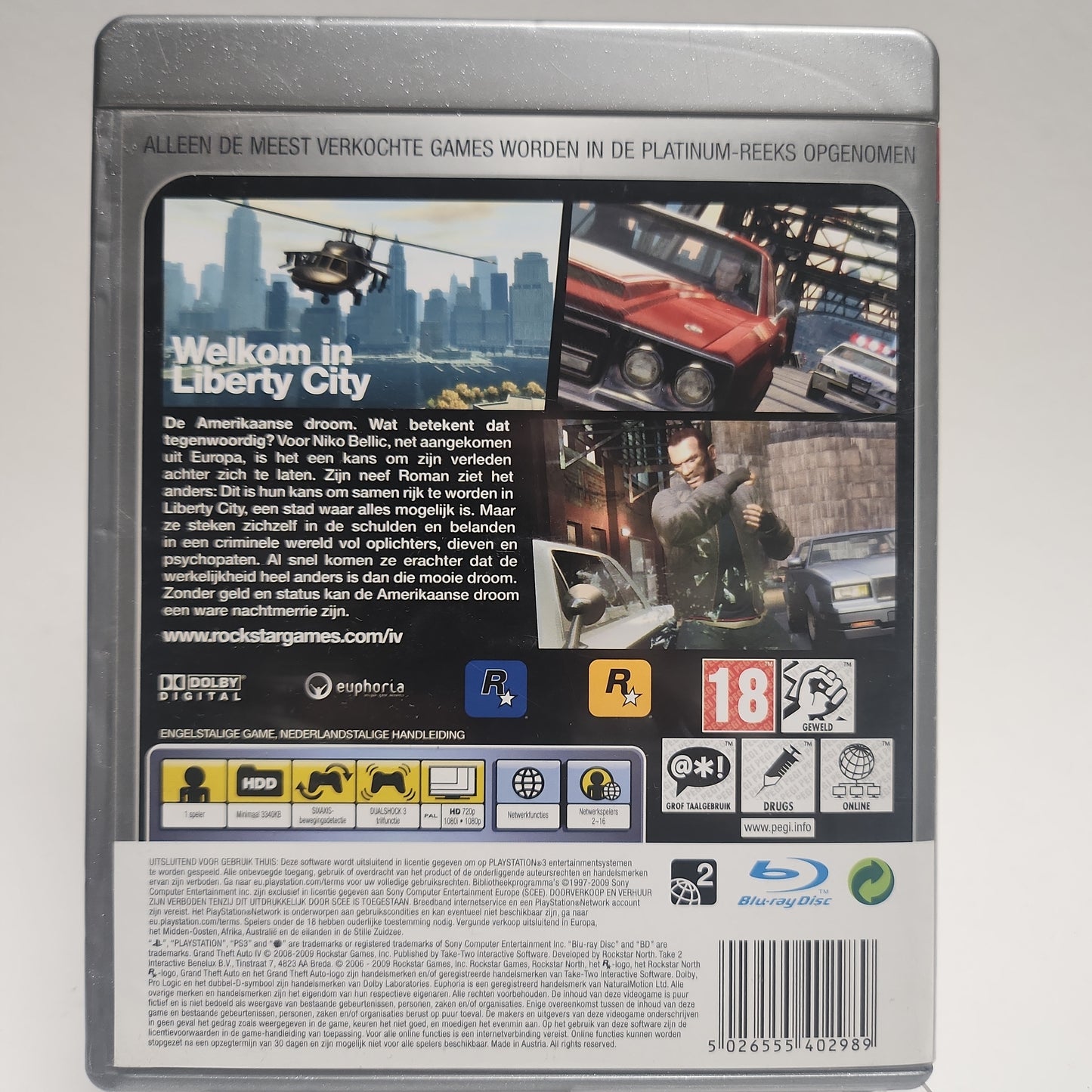 Grand Theft Auto IV Platinum Playstation 3