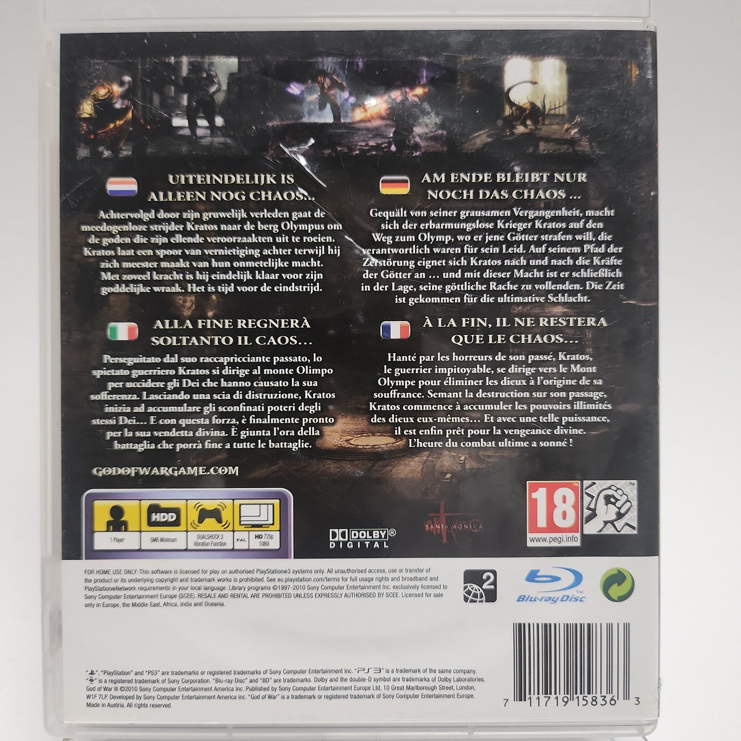 God of War III Playstation 3