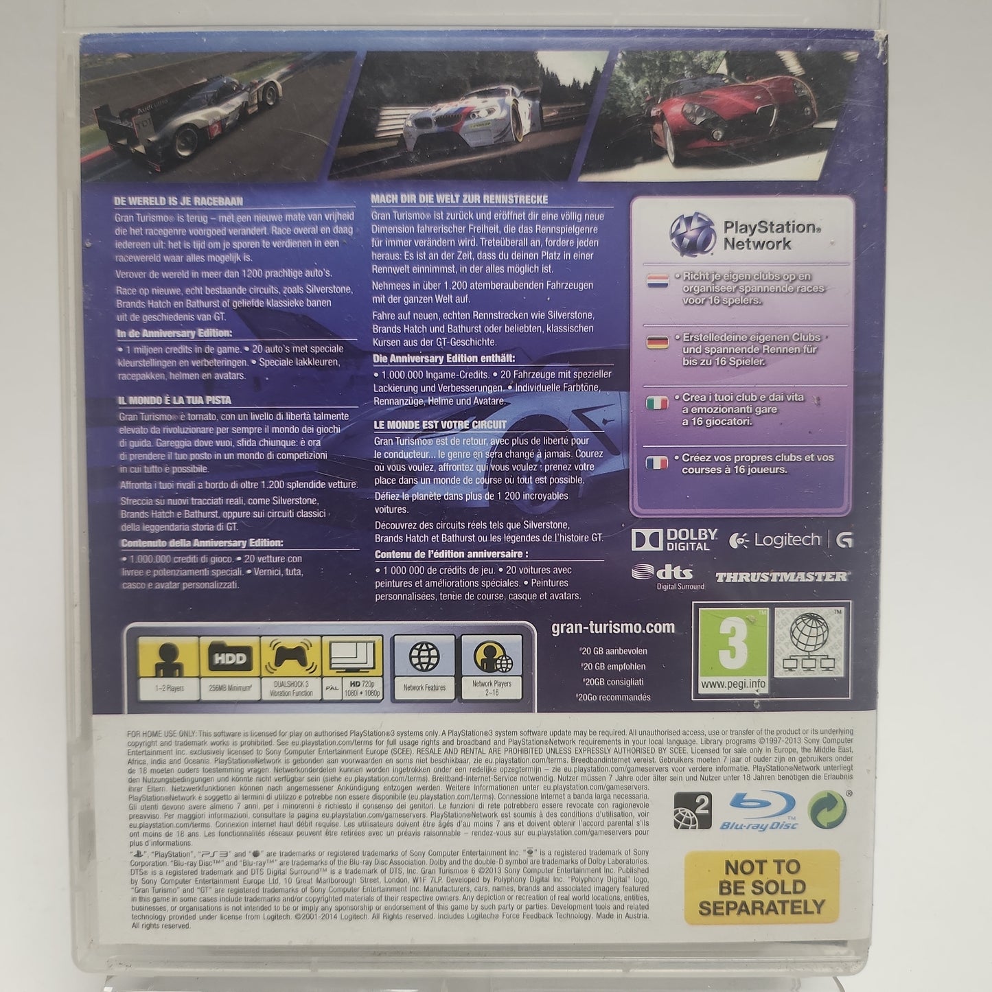 Gran Turismo 6 Anniversary Edition Playstation 3