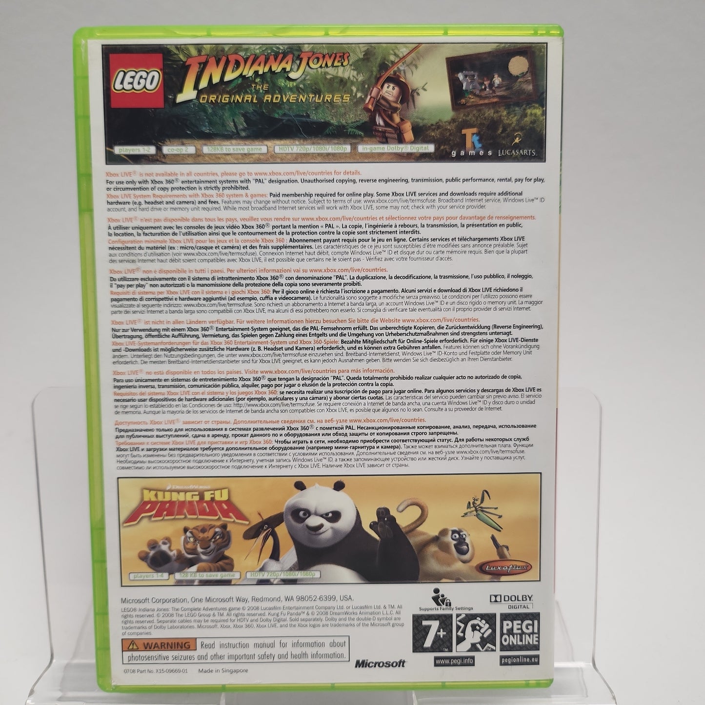 LEGO Indiana Jones Original Adventures + Kung Fu Panda