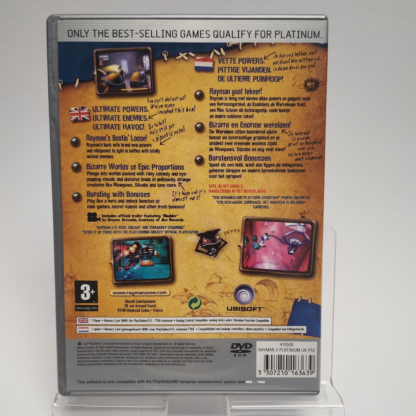 Rayman 3 Hoodlum Havoc Platinum PS2