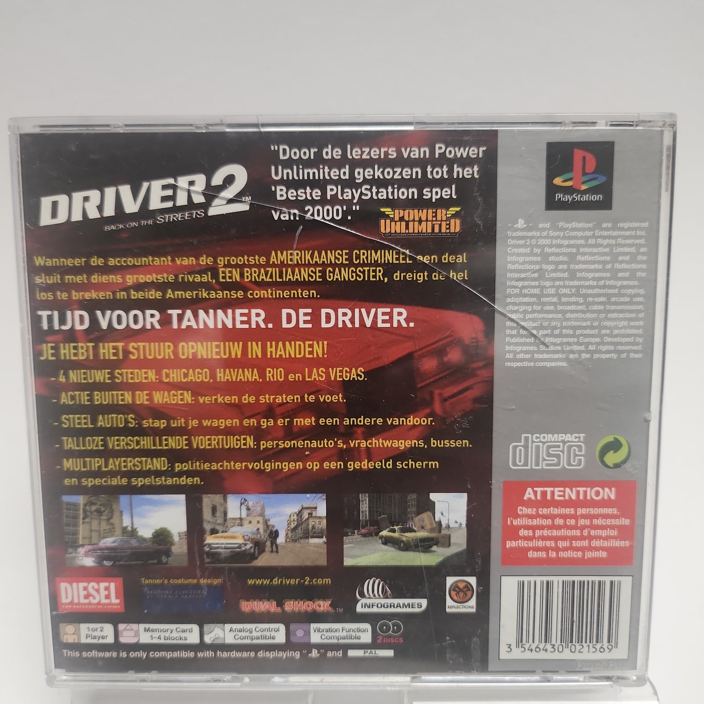 Driver 2 Platinum Playstation 1