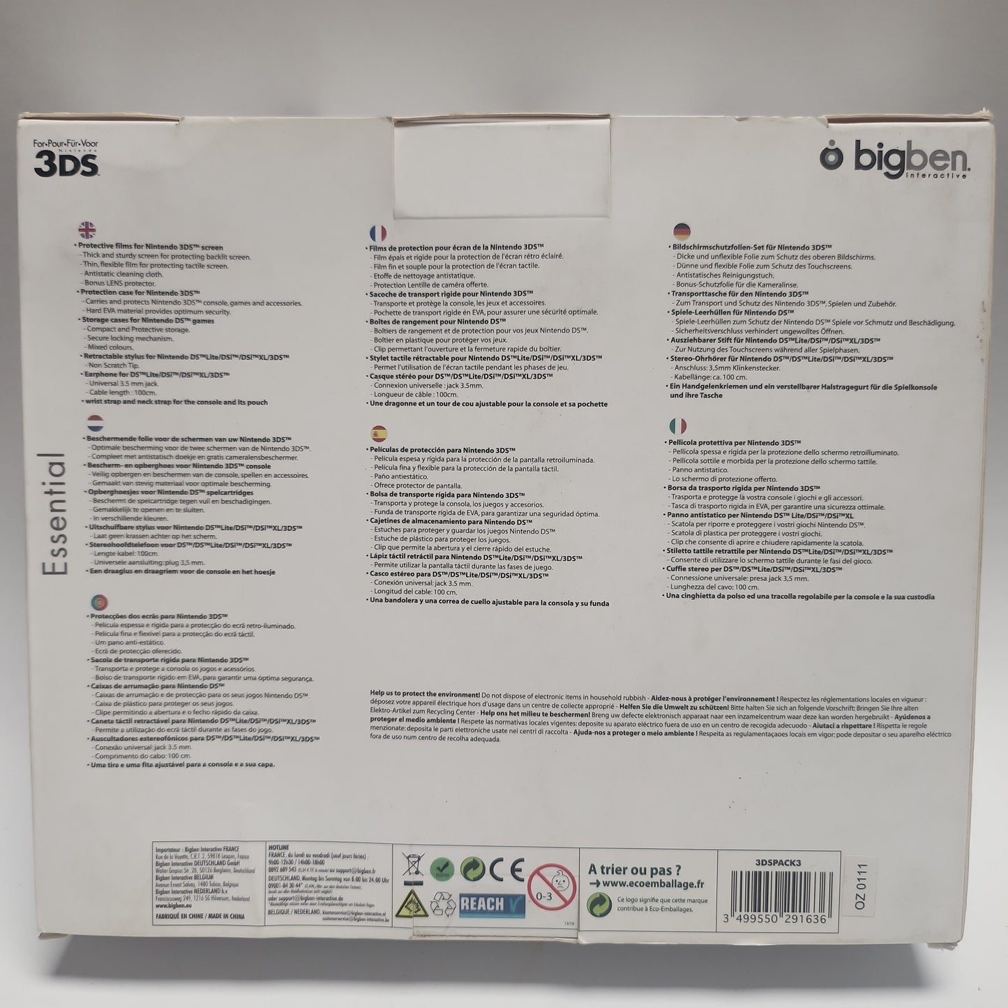 BigBen Starter Kit Rot NEU Nintendo DSi/ DSLite/ 3DS