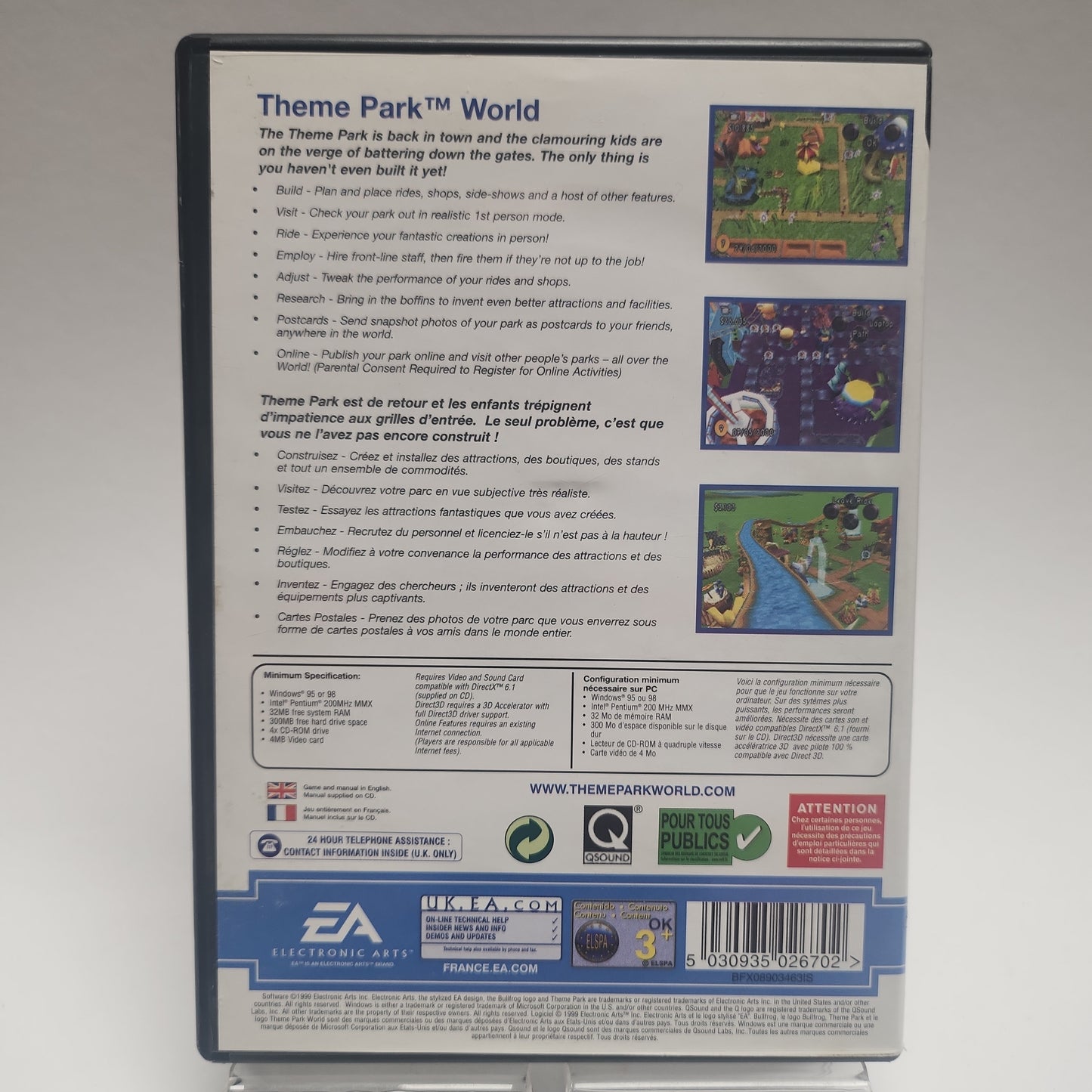 Theme Park World Classics PC