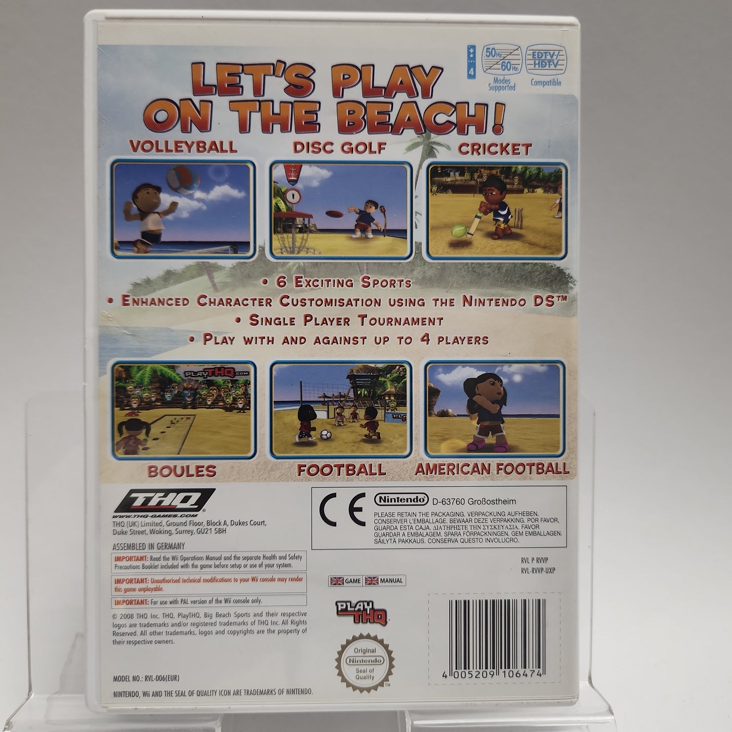 Big Beach Sports Nintendo Wii