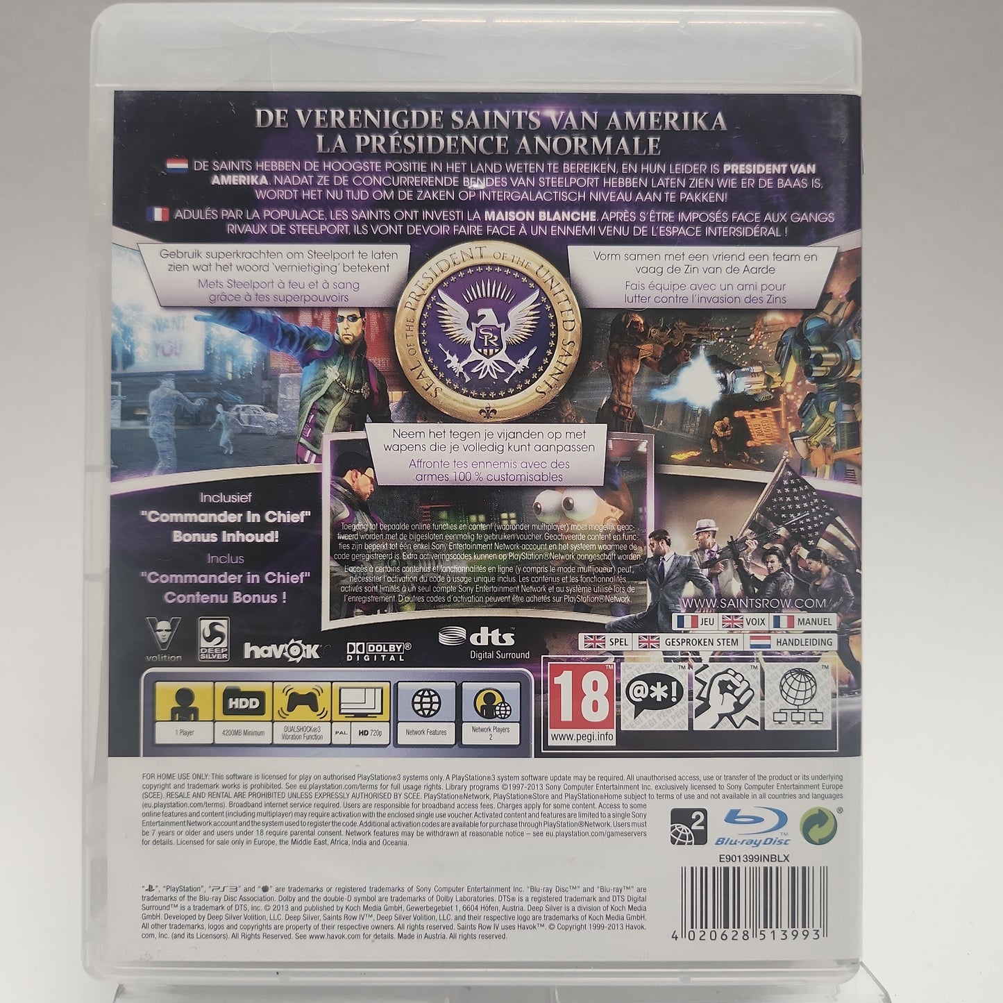 Saints Row IV Commander in Chief Edition Playstation 3