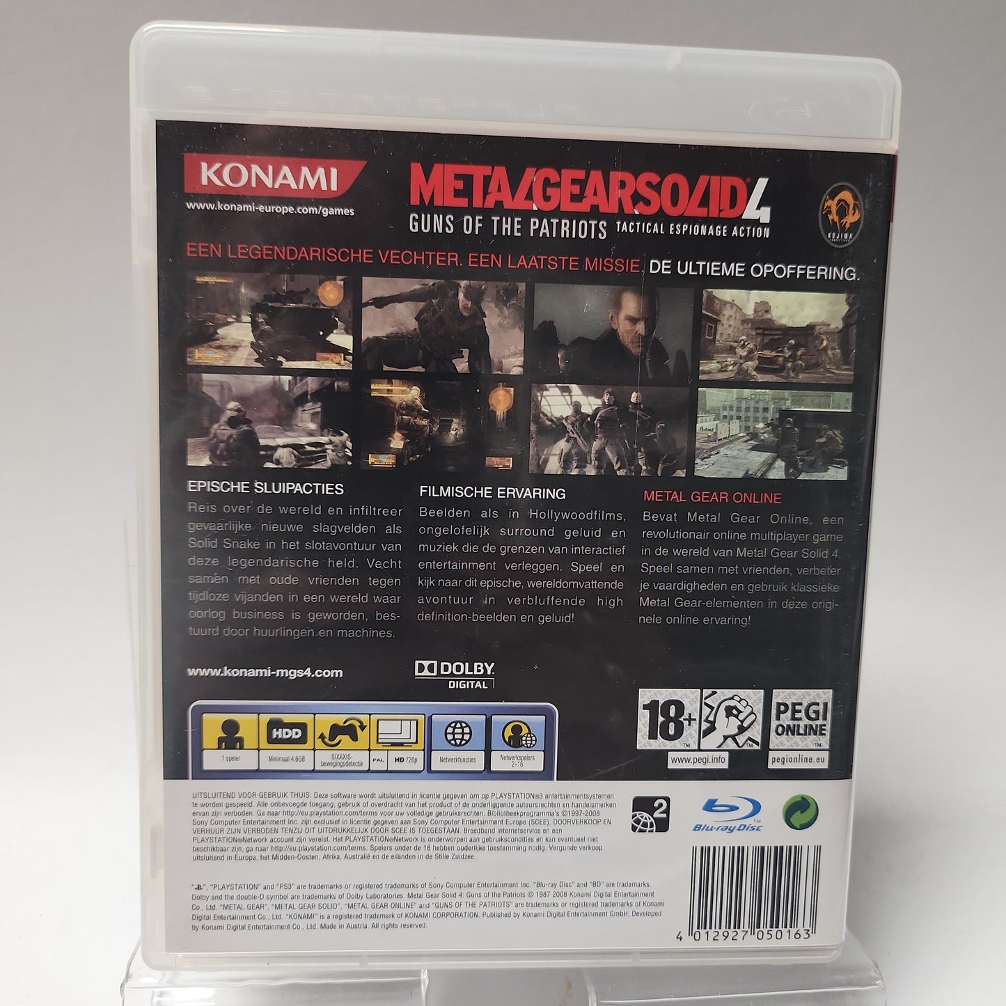 Metal Gear Solid Guns of the Patriots Playstation 3
