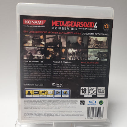 Metal Gear Solid Guns of Patriots Slipcover PS3