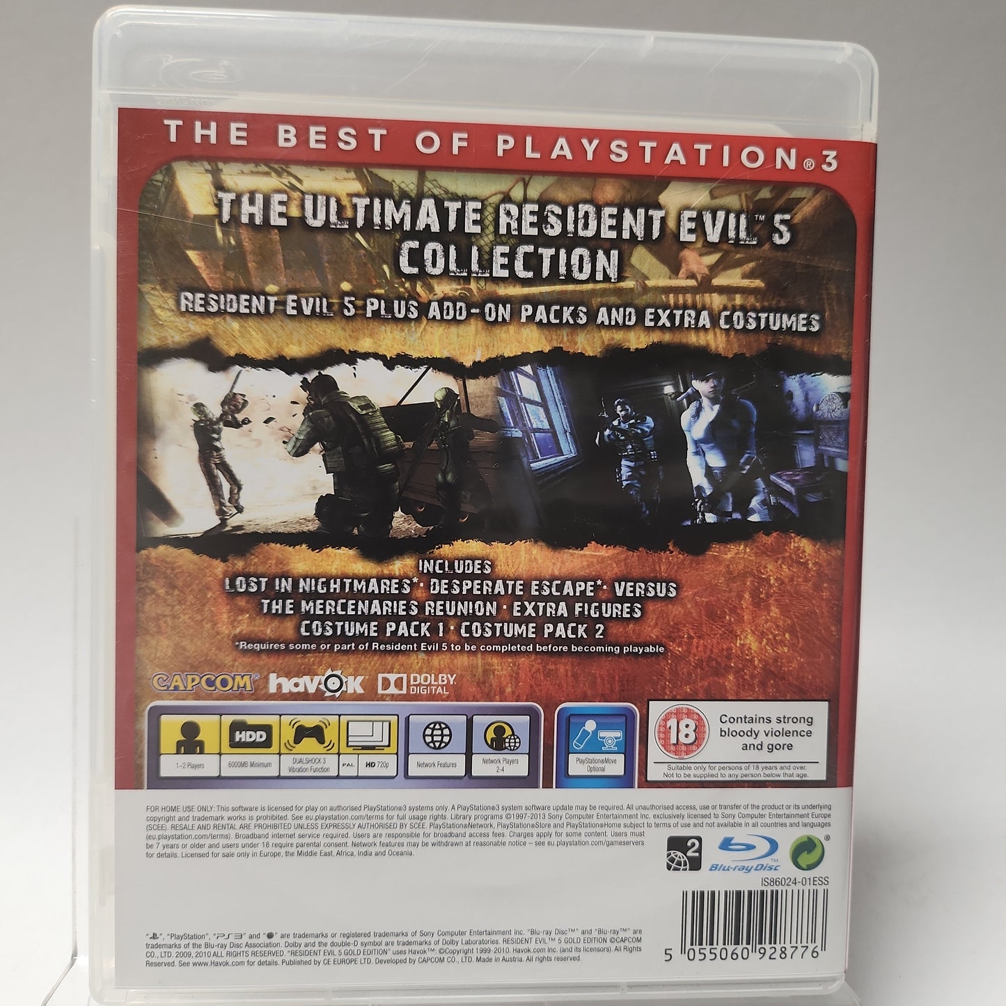 Resident Evil 5 Gold Edition Essentials Playstation 3