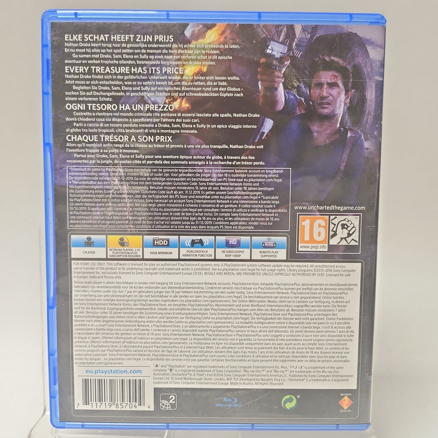 Uncharted 4 A Thief's End Playstation 4