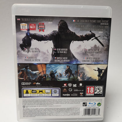 Shadow of Mordor Middle-Earth Playstation 3